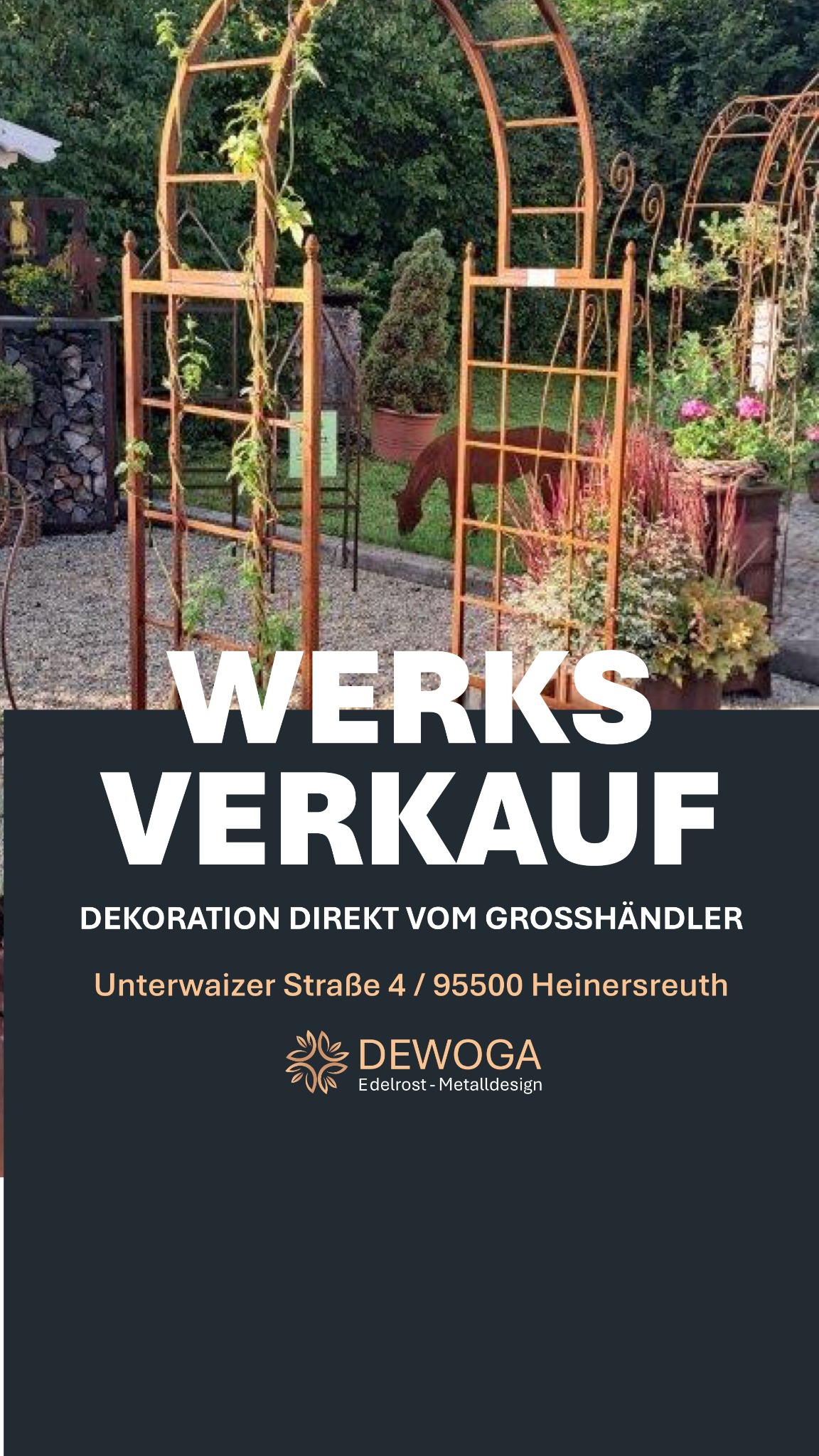 DEWOGA GmbH Edelrost-Metalldesign Facebook ad