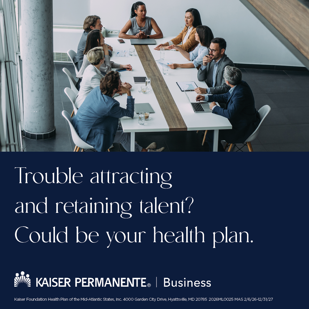 KP Mid Atlantic Facebook ad: Transform your business with the right health care partner
