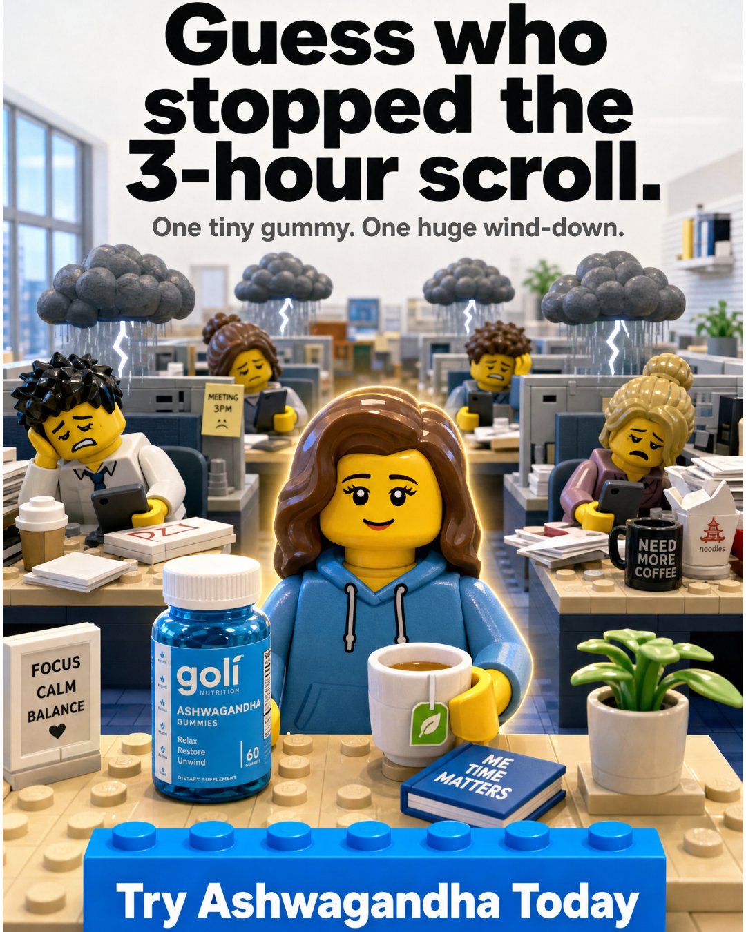 Goli Facebook ad: You Don't Have a Scrolling Problem