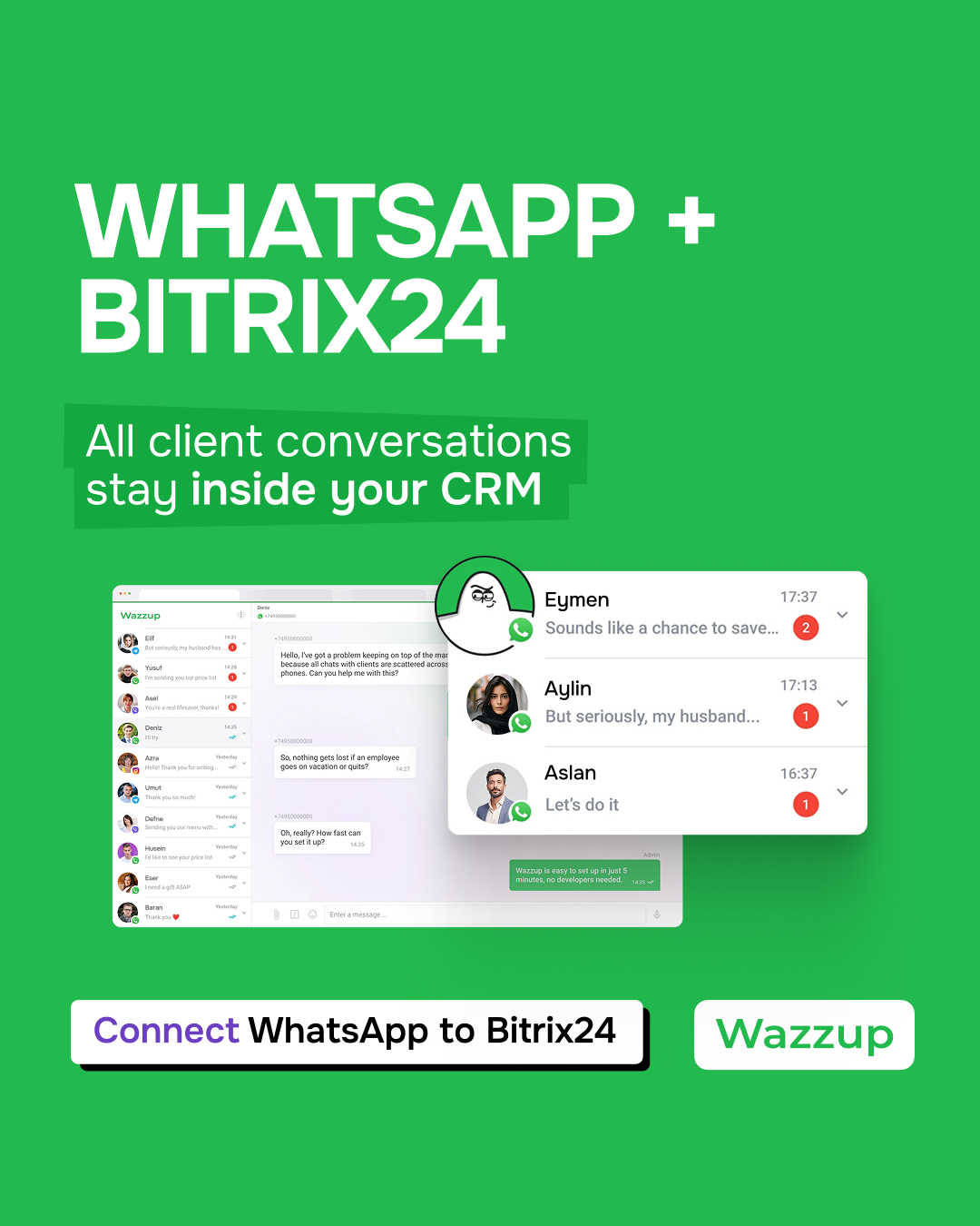 Wazzup Facebook ad