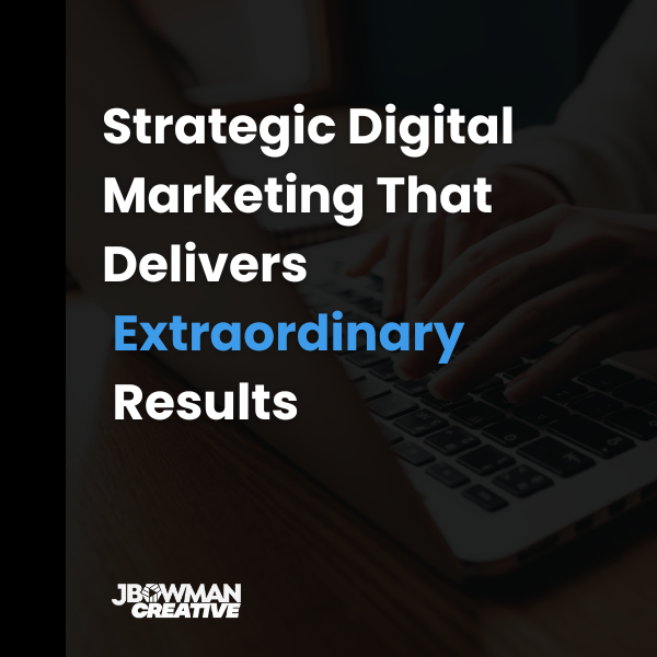 JBowman Creative Facebook ad: You Deserve Marketing That Actually Grows Your Business