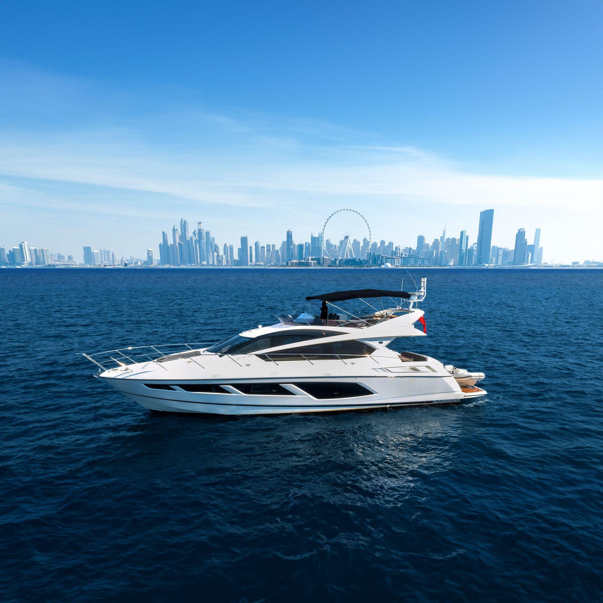 Dubai Yachts Charter Facebook ad: Private Luxury Yacht Charter Dubai