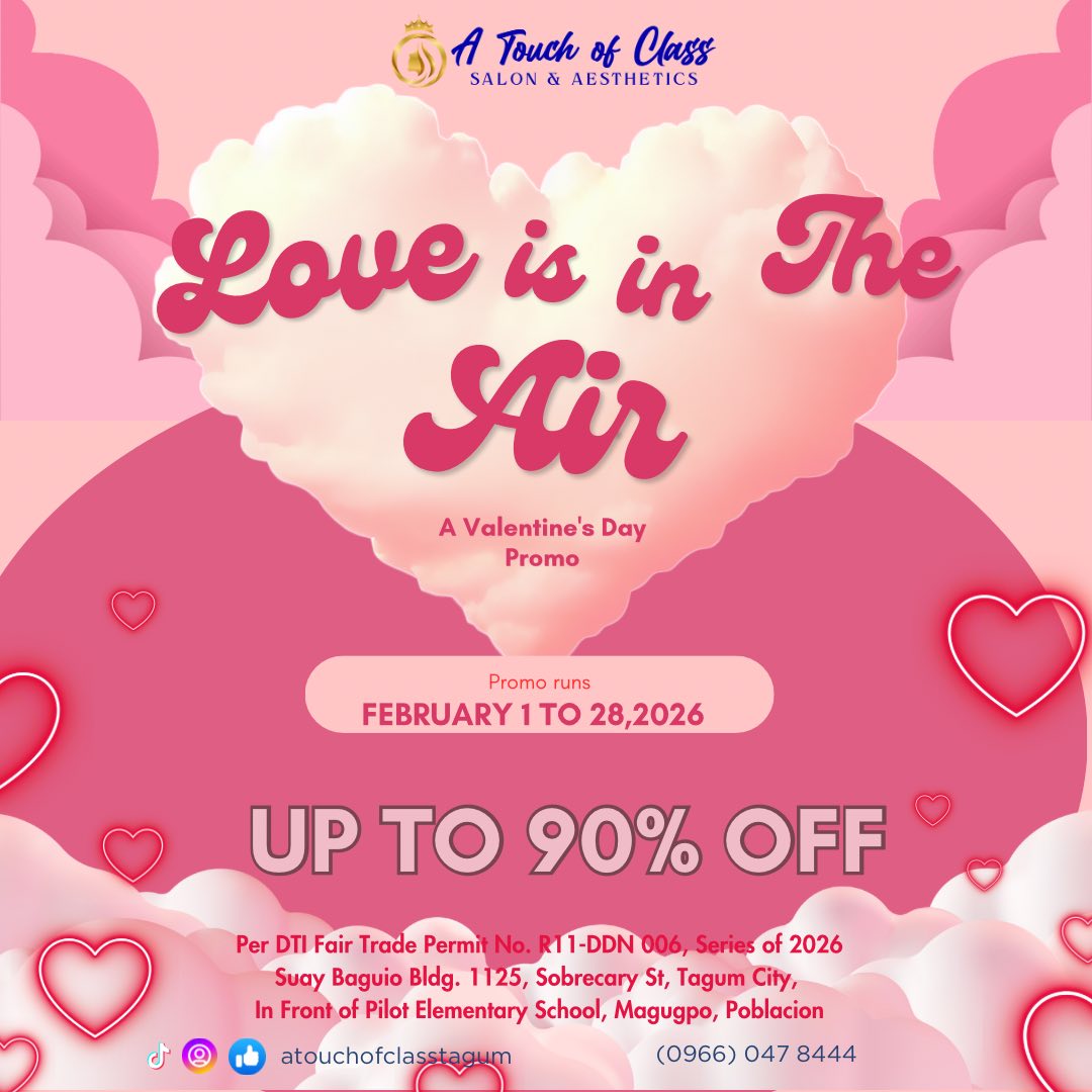 A Touch of Class Tagum Facebook ad