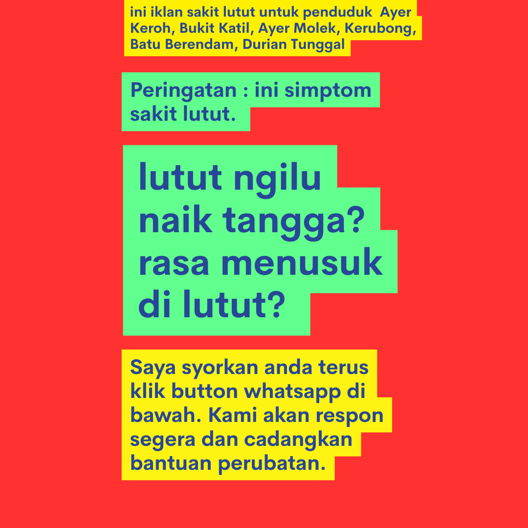 Klinik Adam Hawa Ayer Keroh Facebook ad