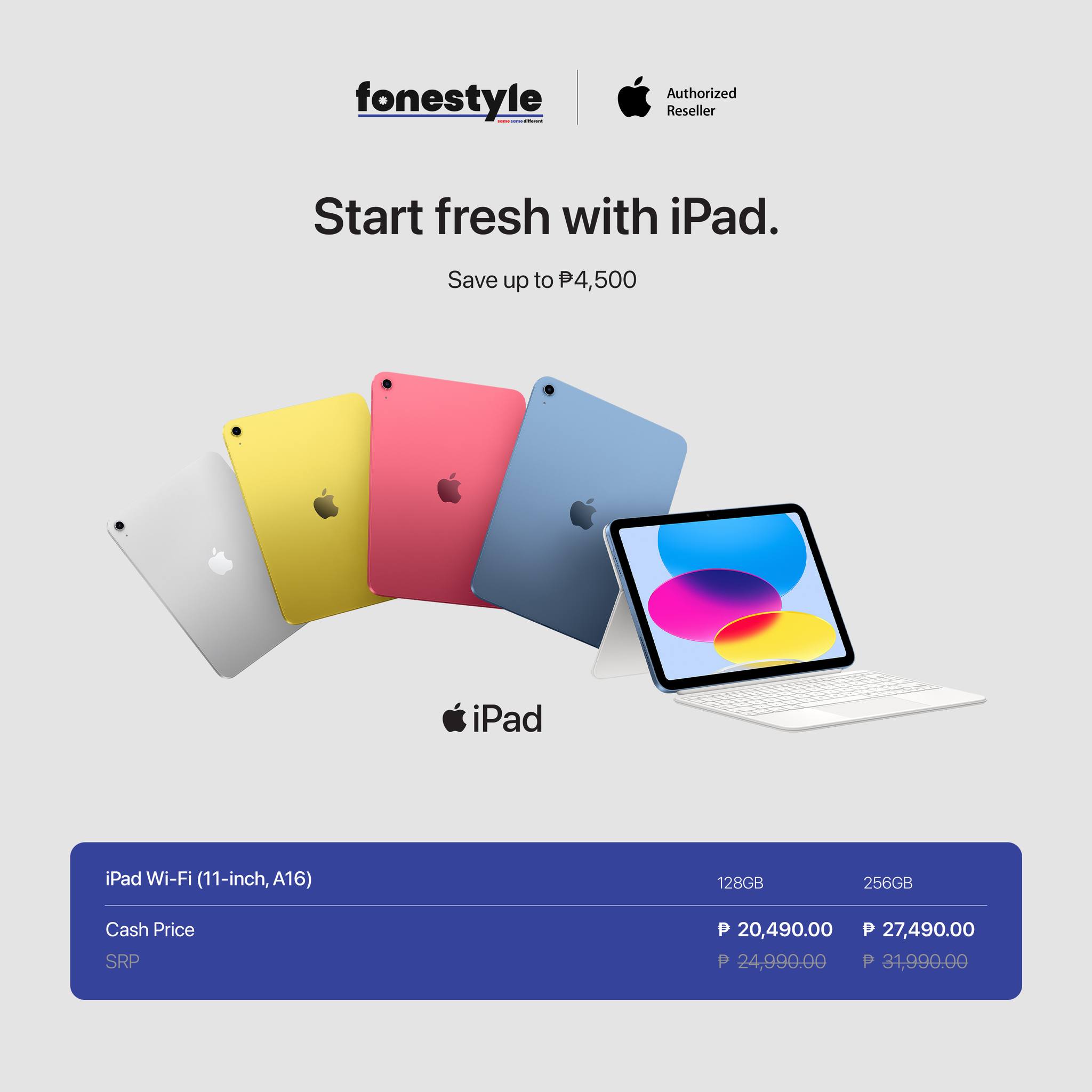 FoneStyle Mobile Phones, Gadgets and Accessories Facebook ad: The tablet you’ve always wanted is now on…