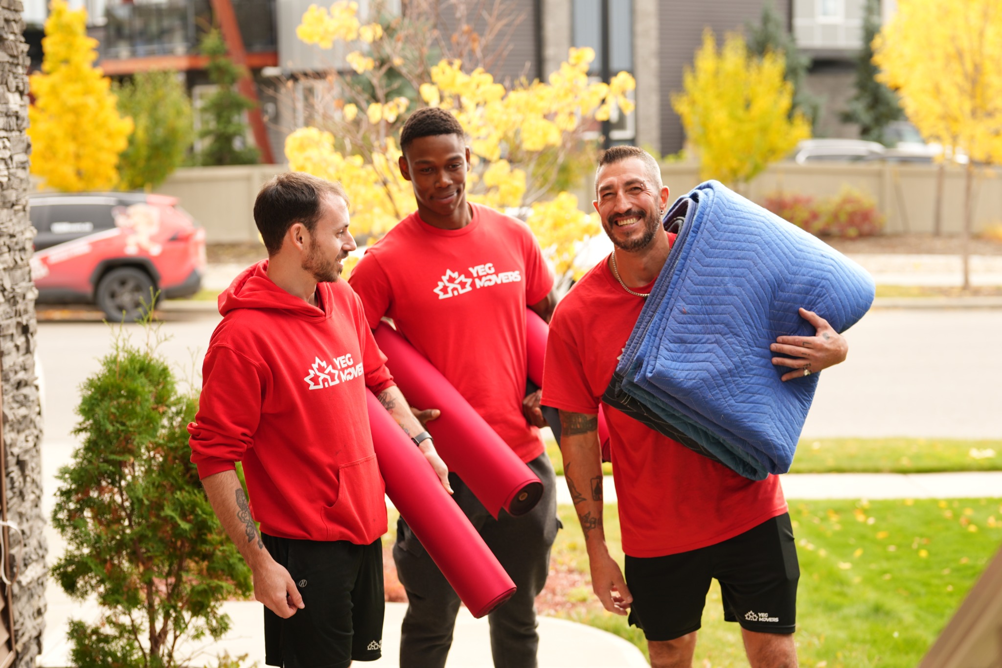 YEG Edmonton Movers Facebook ad: Trust the Movers Edmonton Recommends