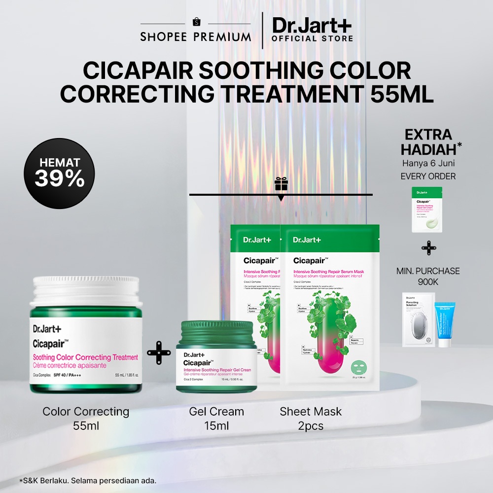 DrJart Facebook ad: Dr.Jart+ Cicapair Soothing Color Correcting Treatment…