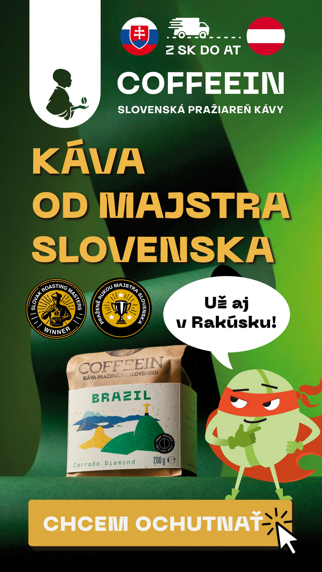 Coffeein - Slovenská pražiareň kávy Facebook ad