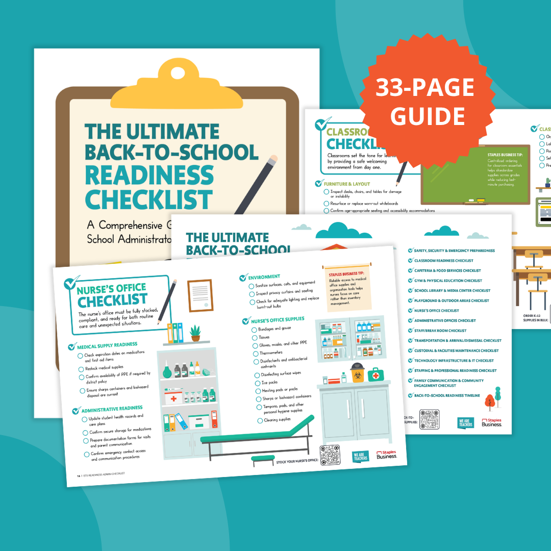 WeAreTeachers Facebook ad: Back-to-school = a lot to juggle Start with…