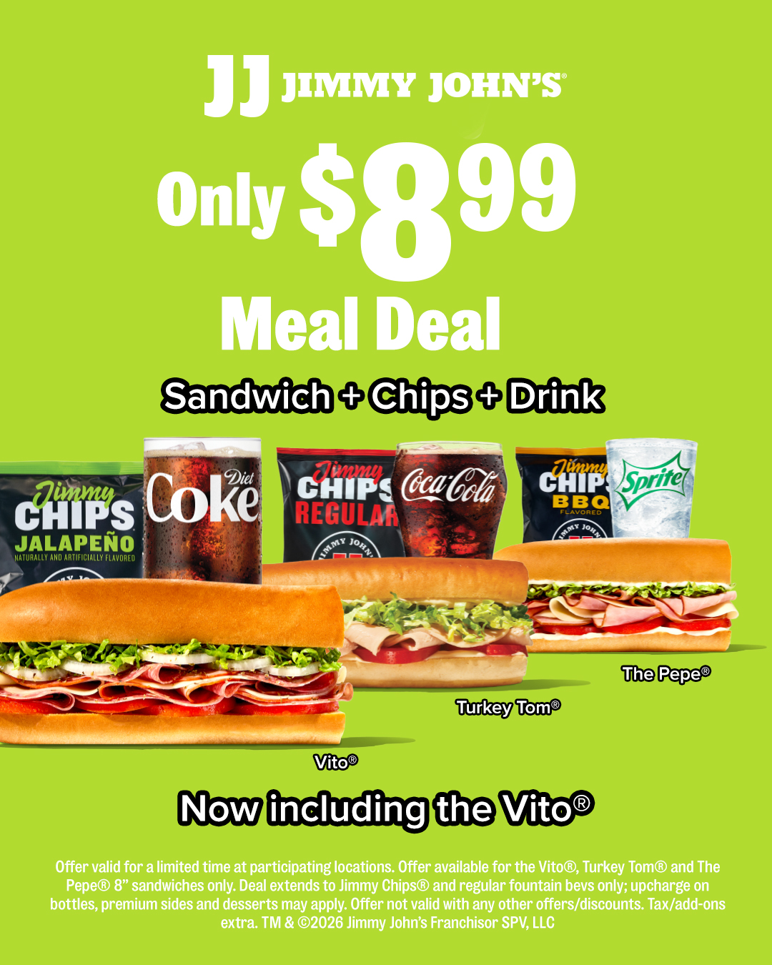 Jimmy John's Facebook ad