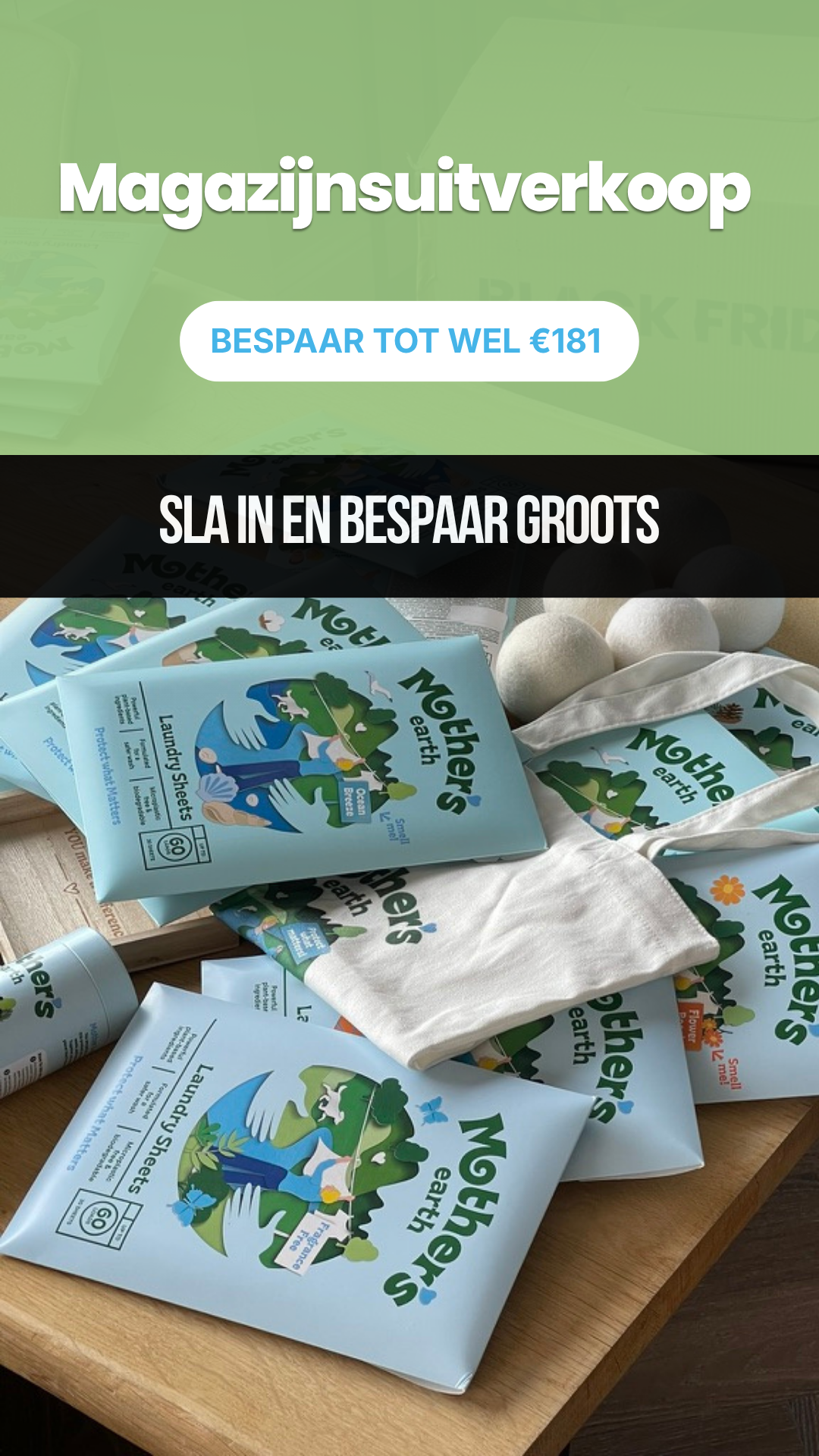 Mothers Earth Facebook ad