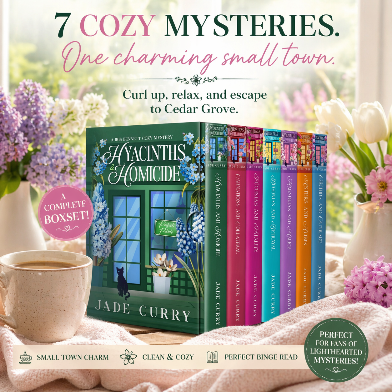 Jade Curry Cozy Mystery Facebook ad