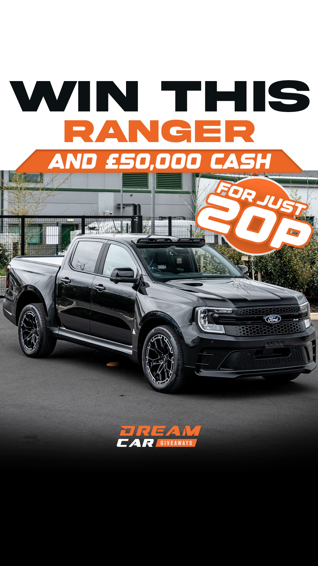 Dream Car Giveaways Facebook ad