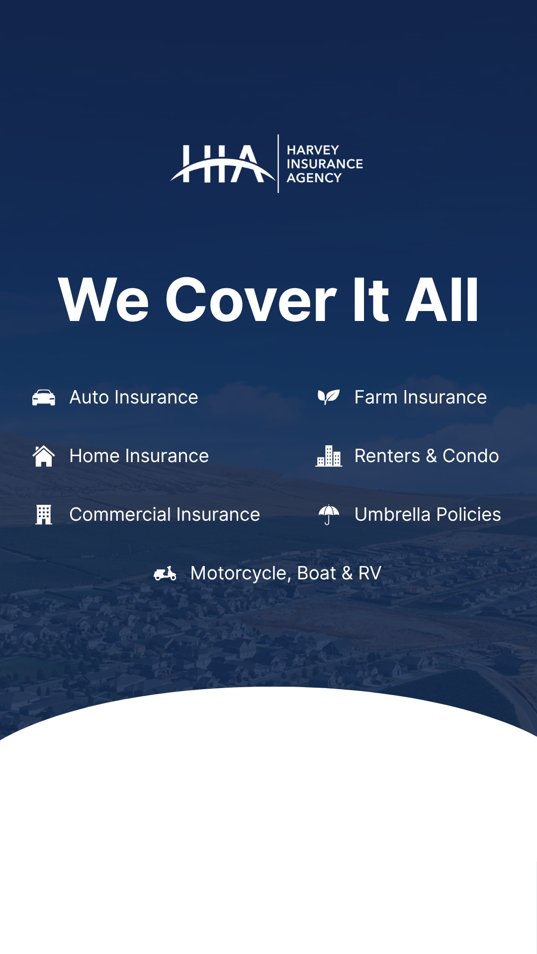 Harvey Insurance Agency Facebook ad