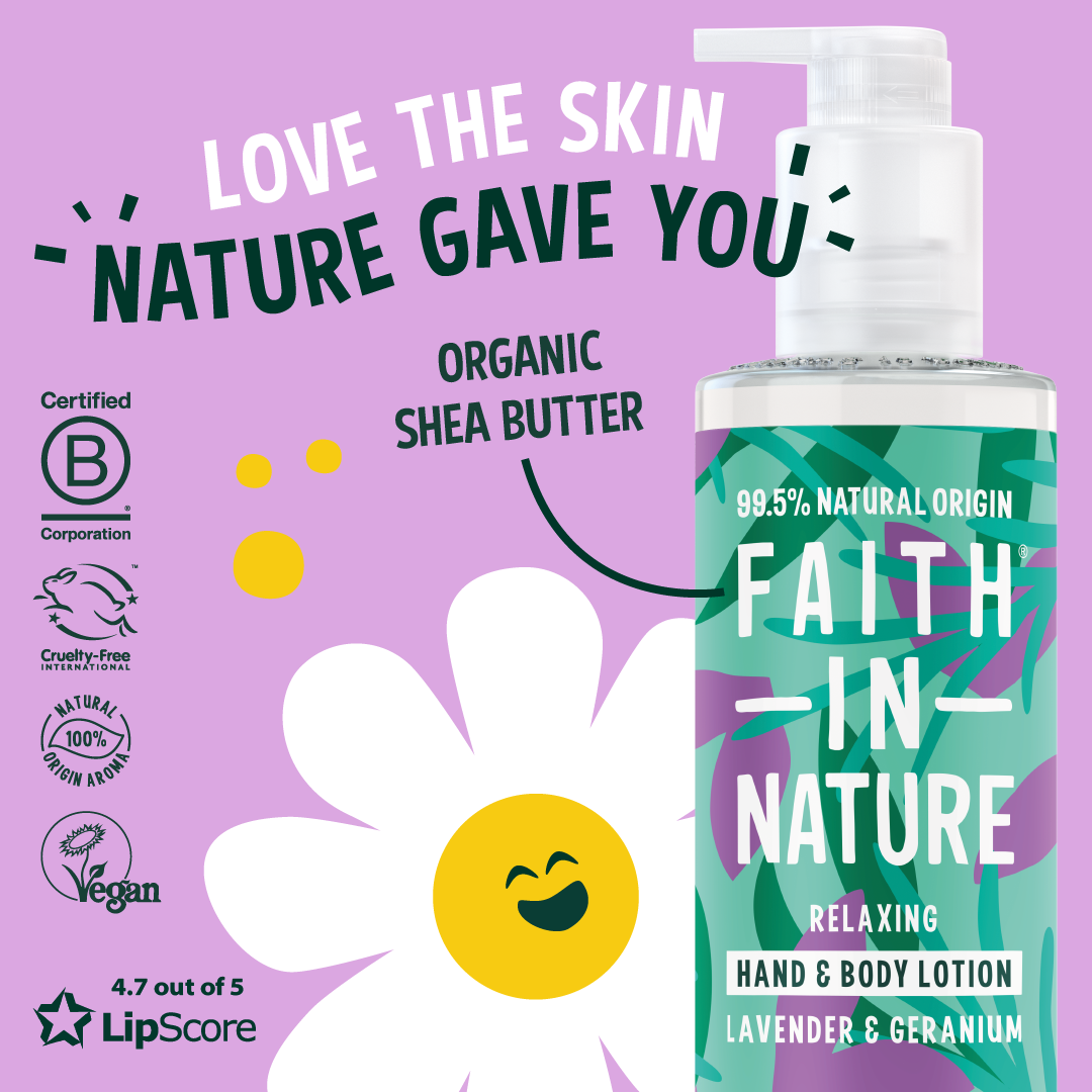 Faith In Nature Facebook ad