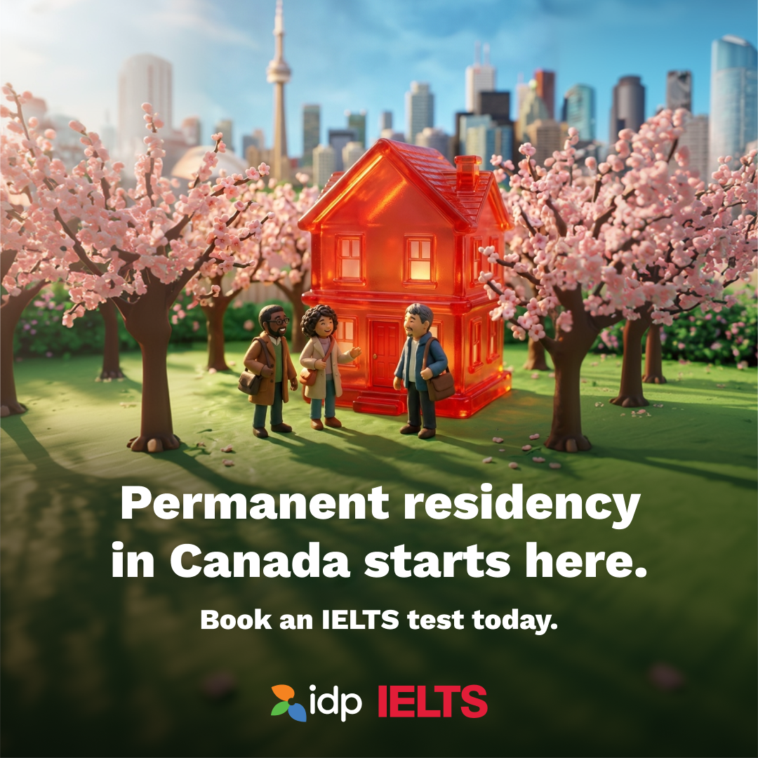 IELTS by IDP Facebook ad