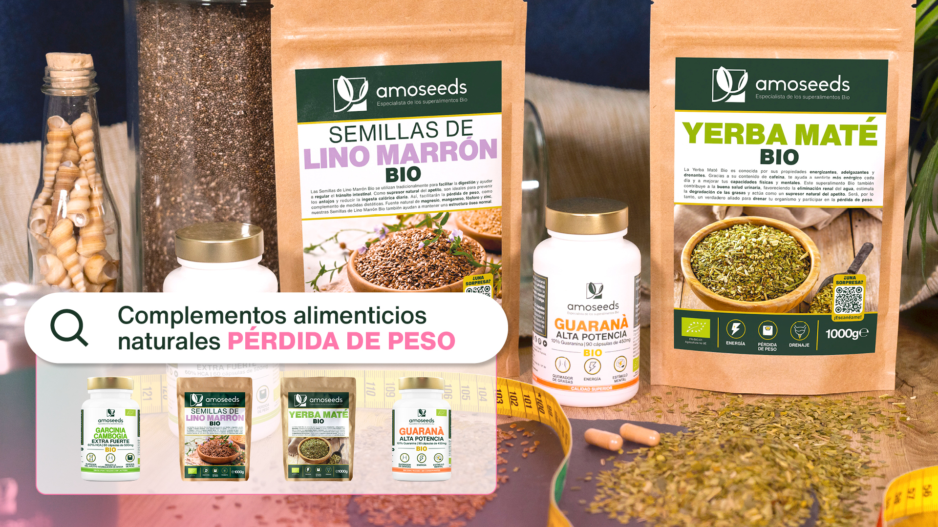 Amoseeds España Facebook ad from Aug 7, 2026
