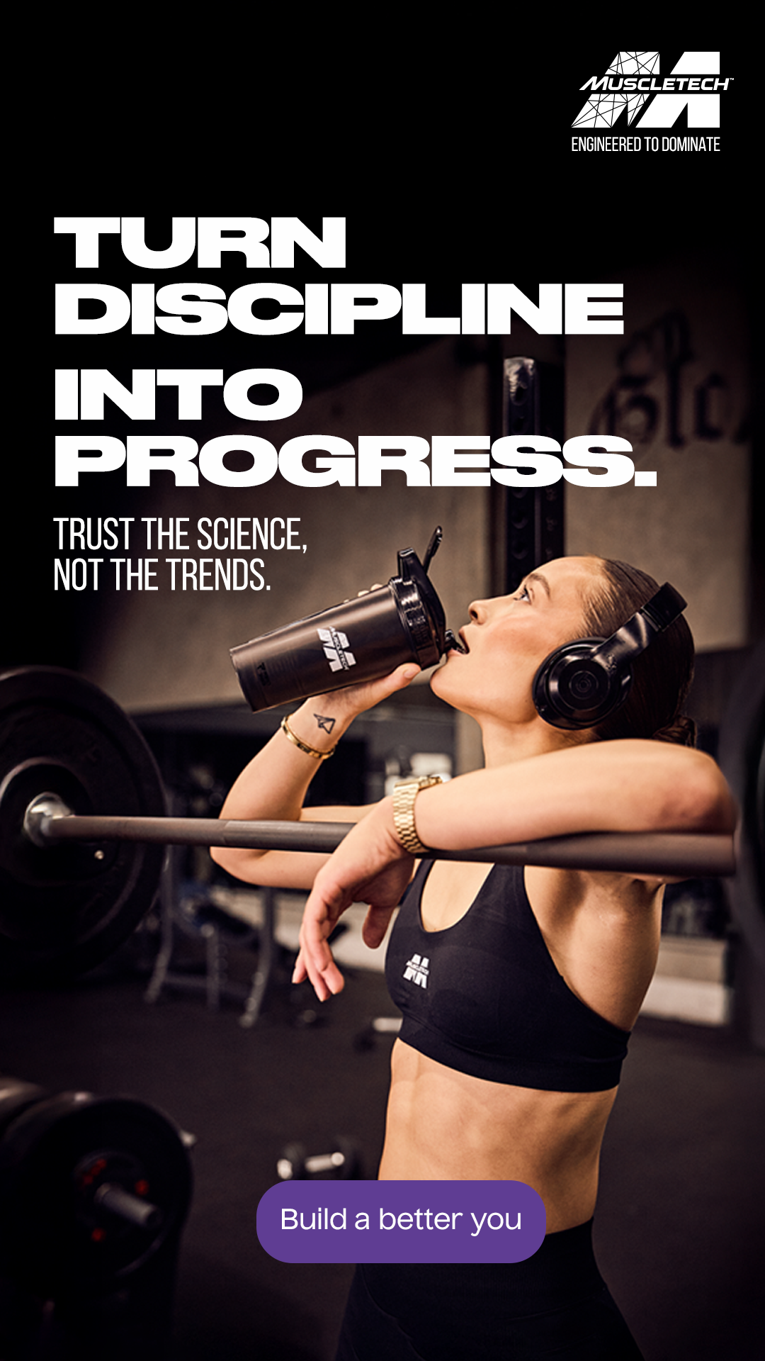 MuscleTech Facebook ad
