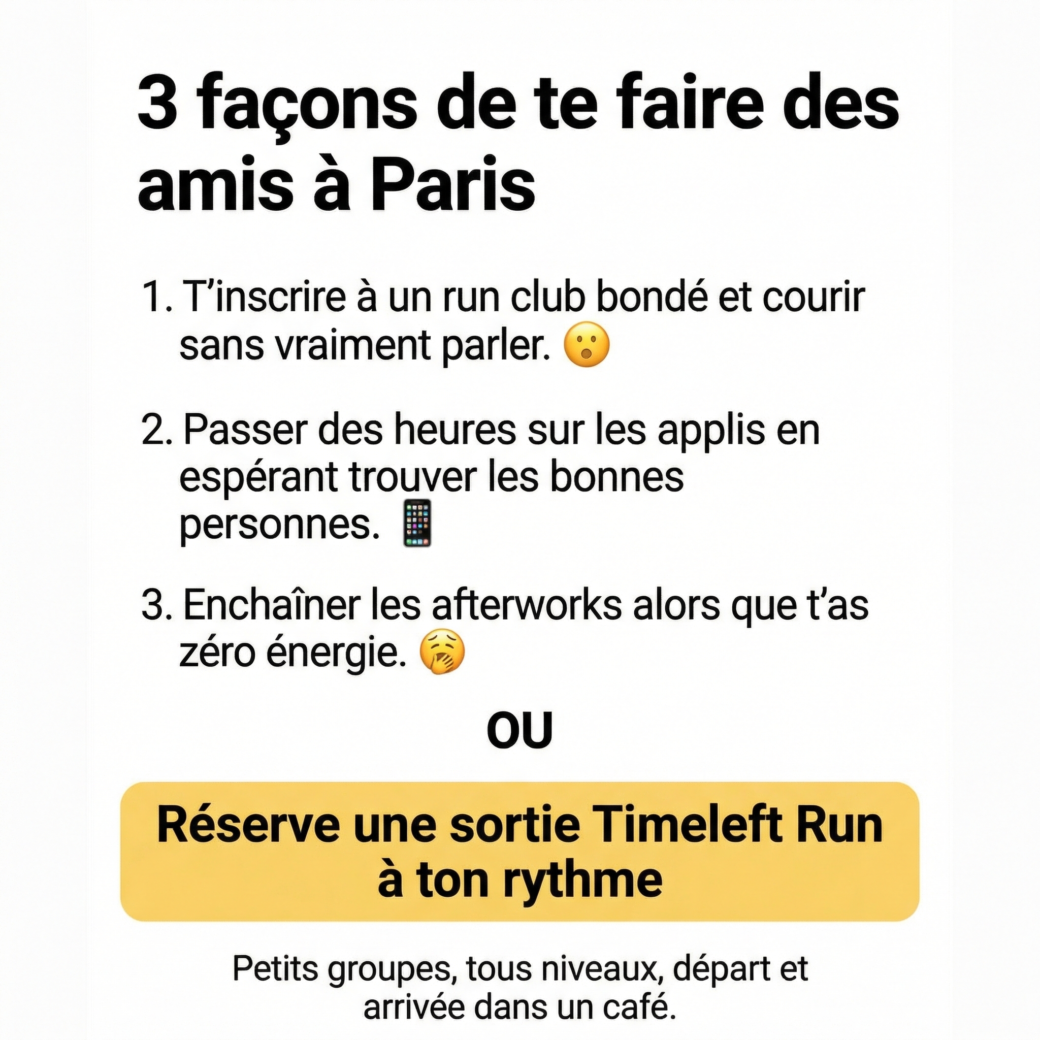 Timeleft Facebook ad