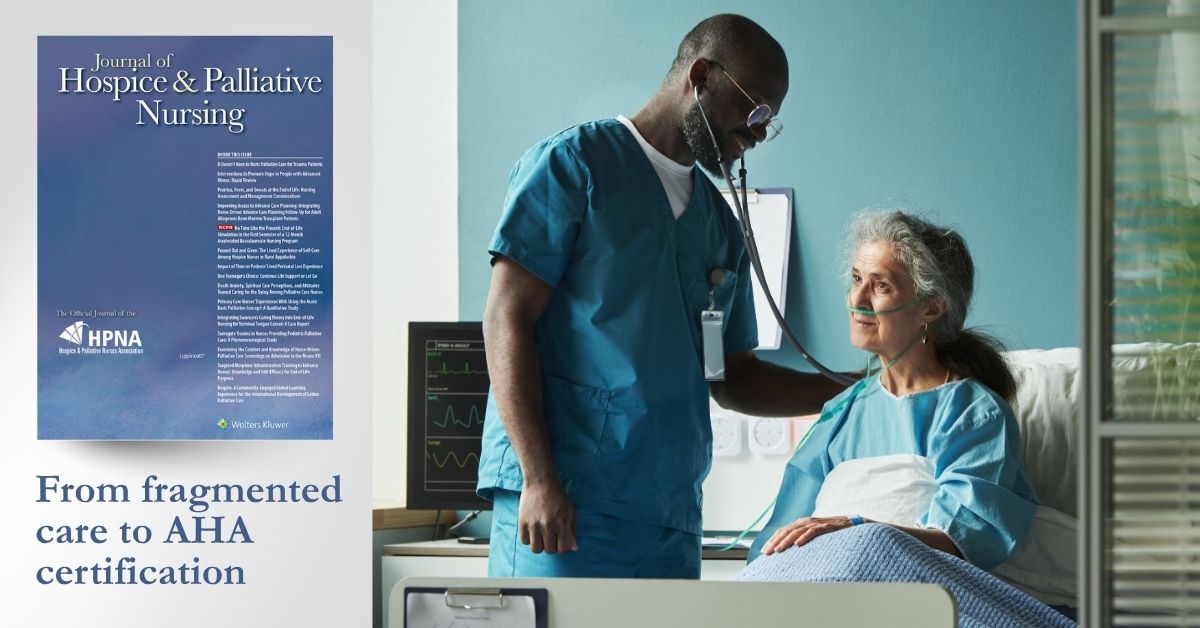 Lippincott NursingCenter Facebook ad: From fragmented care to AHA certification