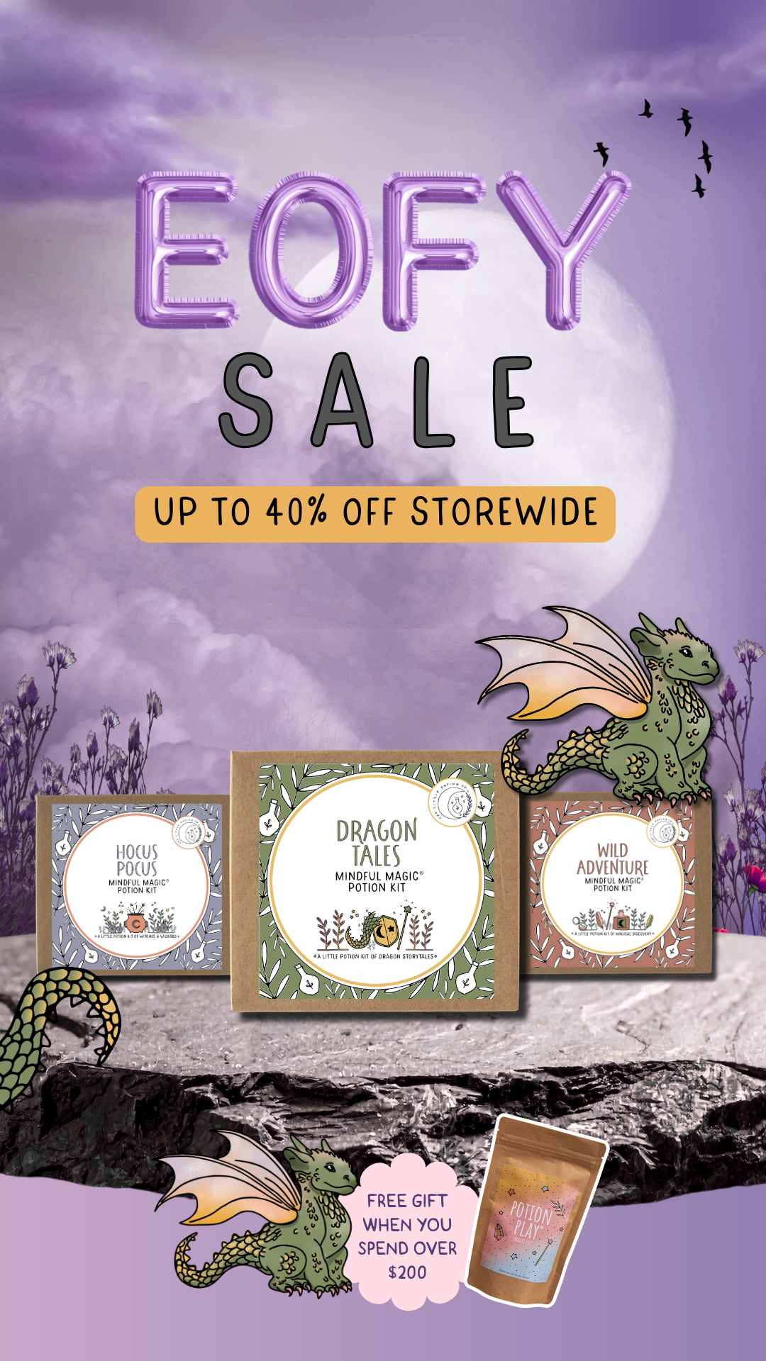 The Little Potion Co Facebook ad