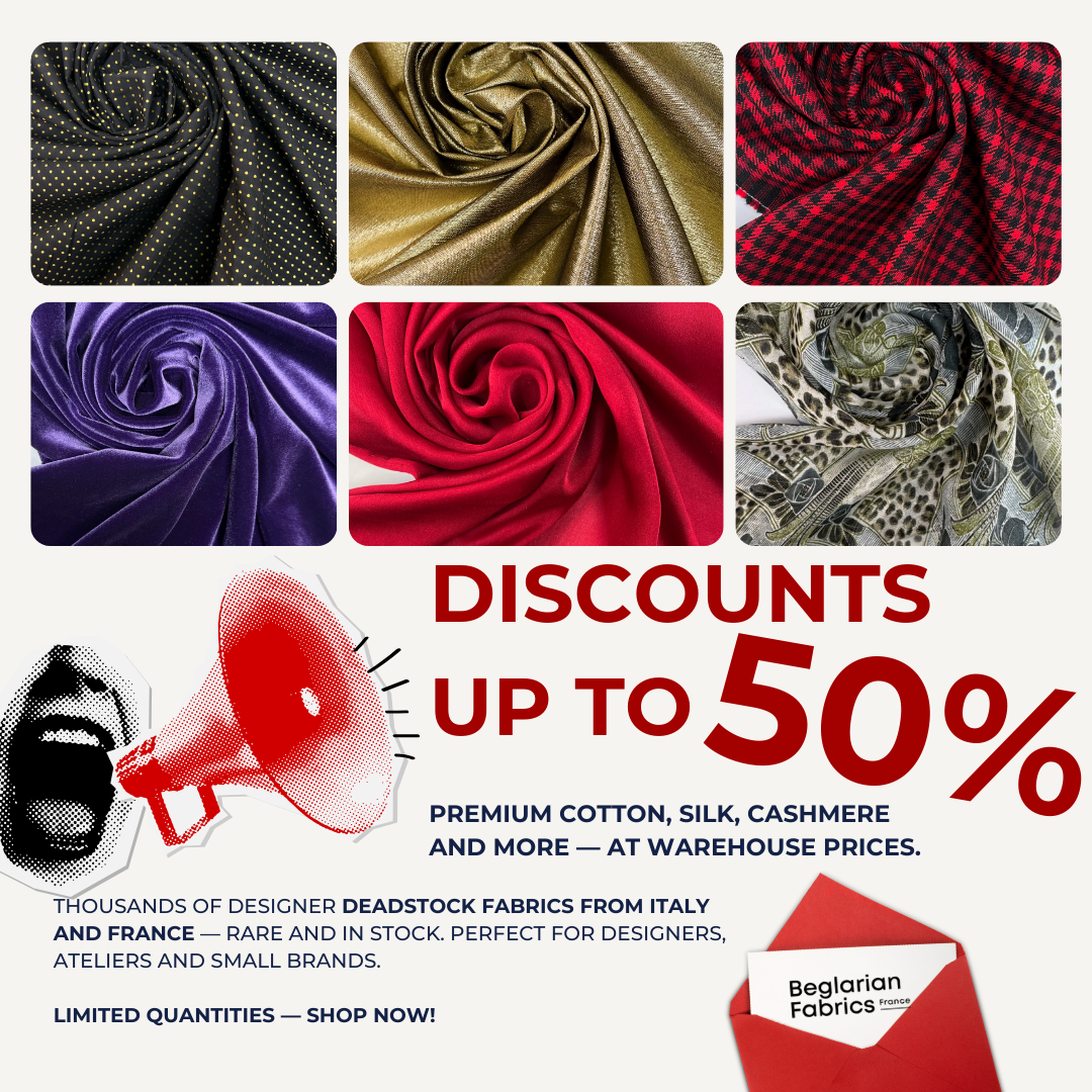 Beglarian Fabrics Facebook ad