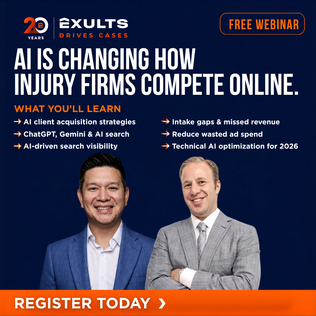 Exults Facebook ad: Register for the Webinar