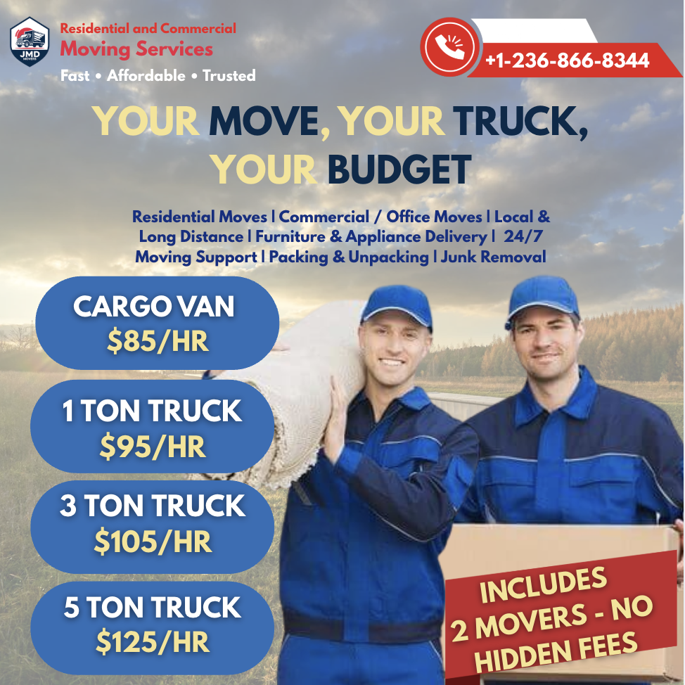 JMD Movers Facebook ad