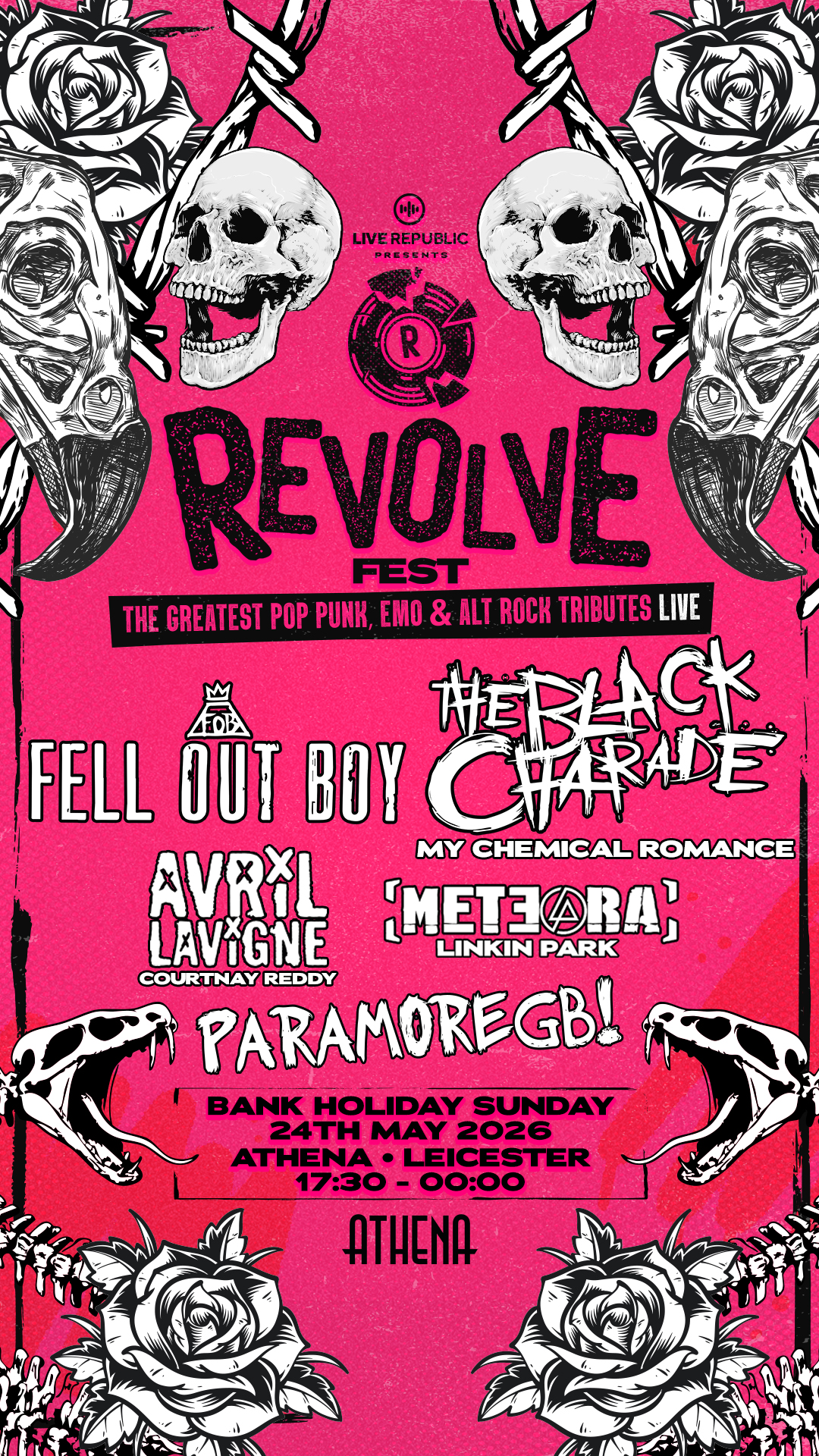 Fell Out Boy - UK Fall Out Boy Tribute Facebook ad from Jan 9, 2026