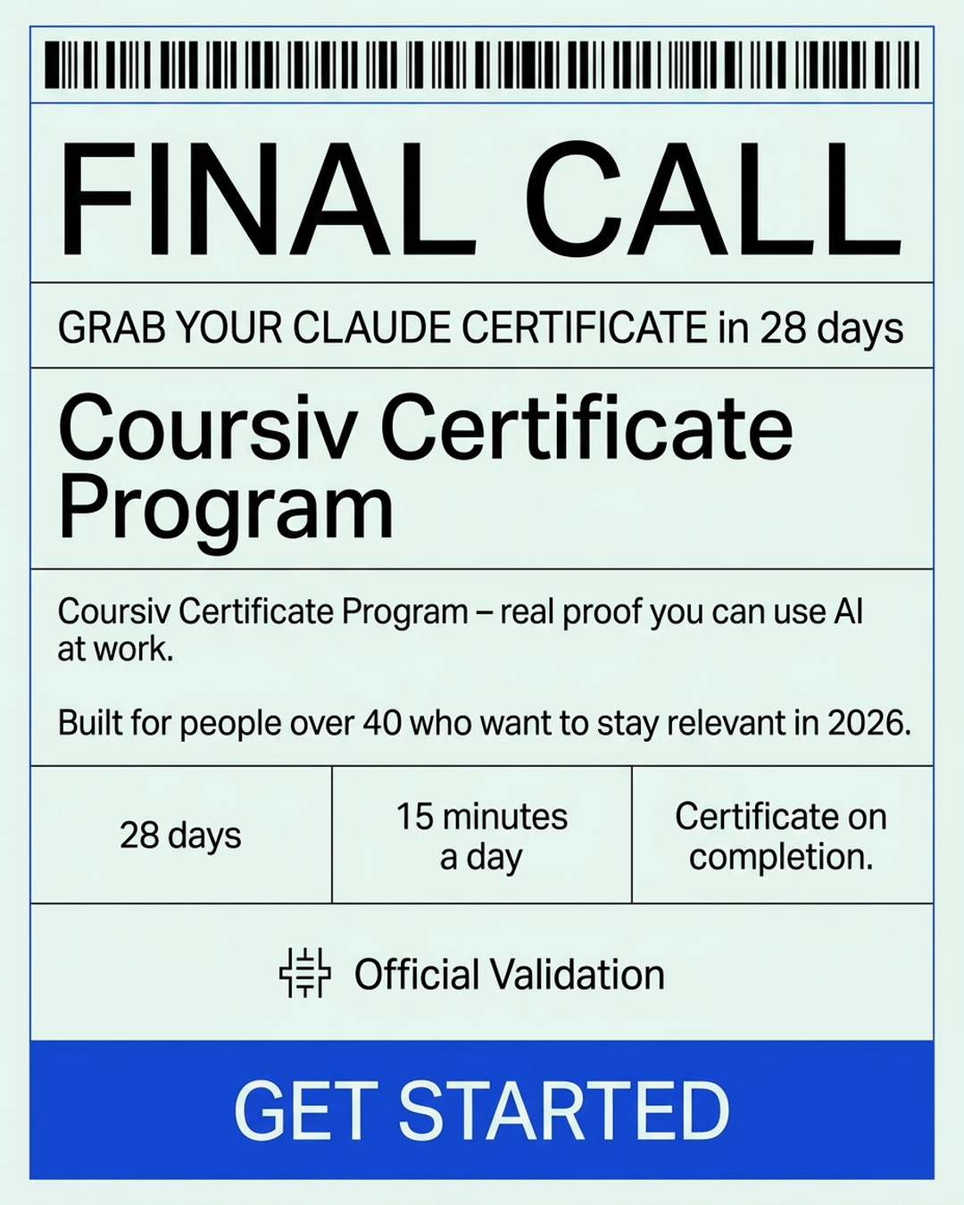 AI Simplified Facebook ad