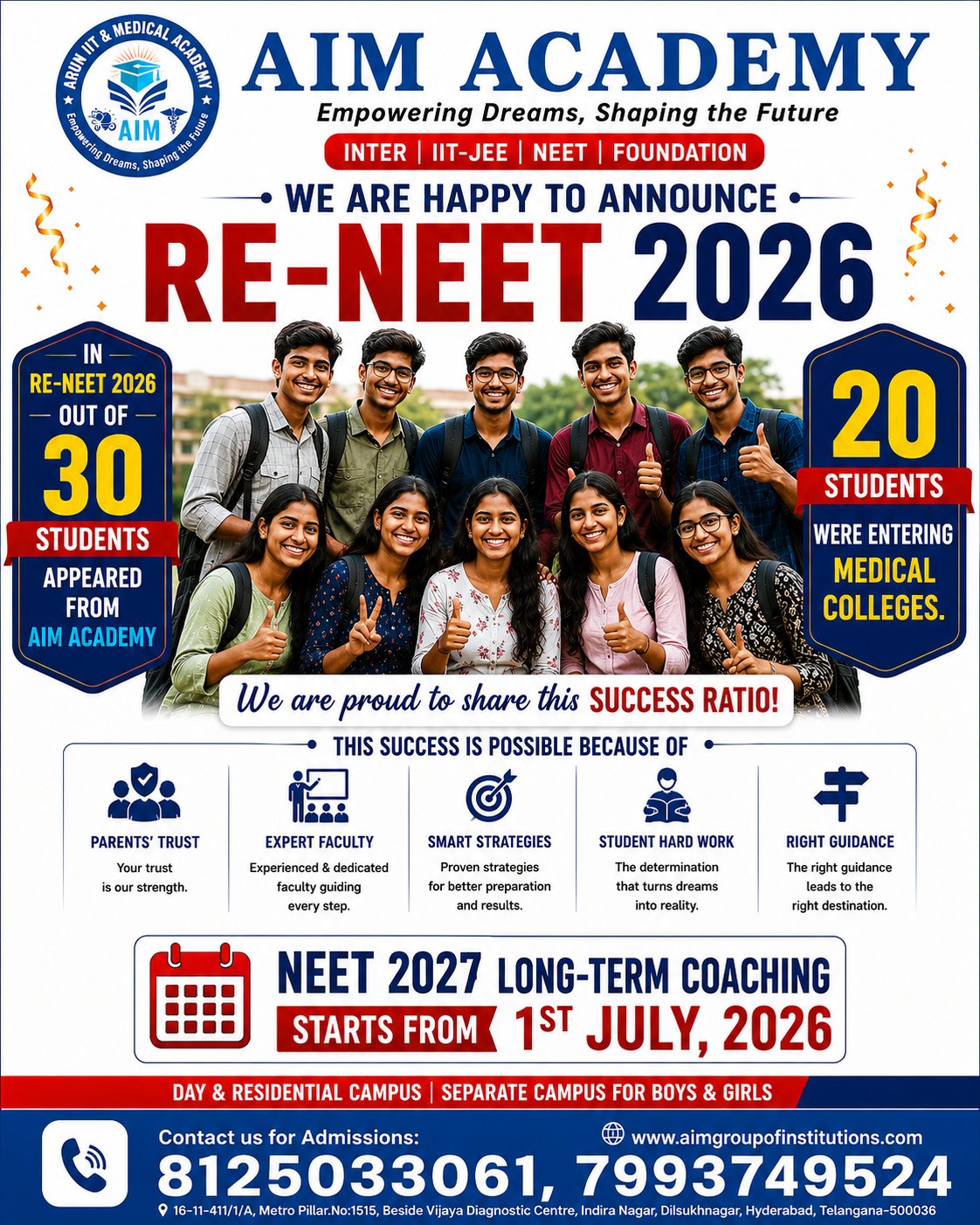 AIM Academy - Arun IIT & Medical Academy Facebook ad