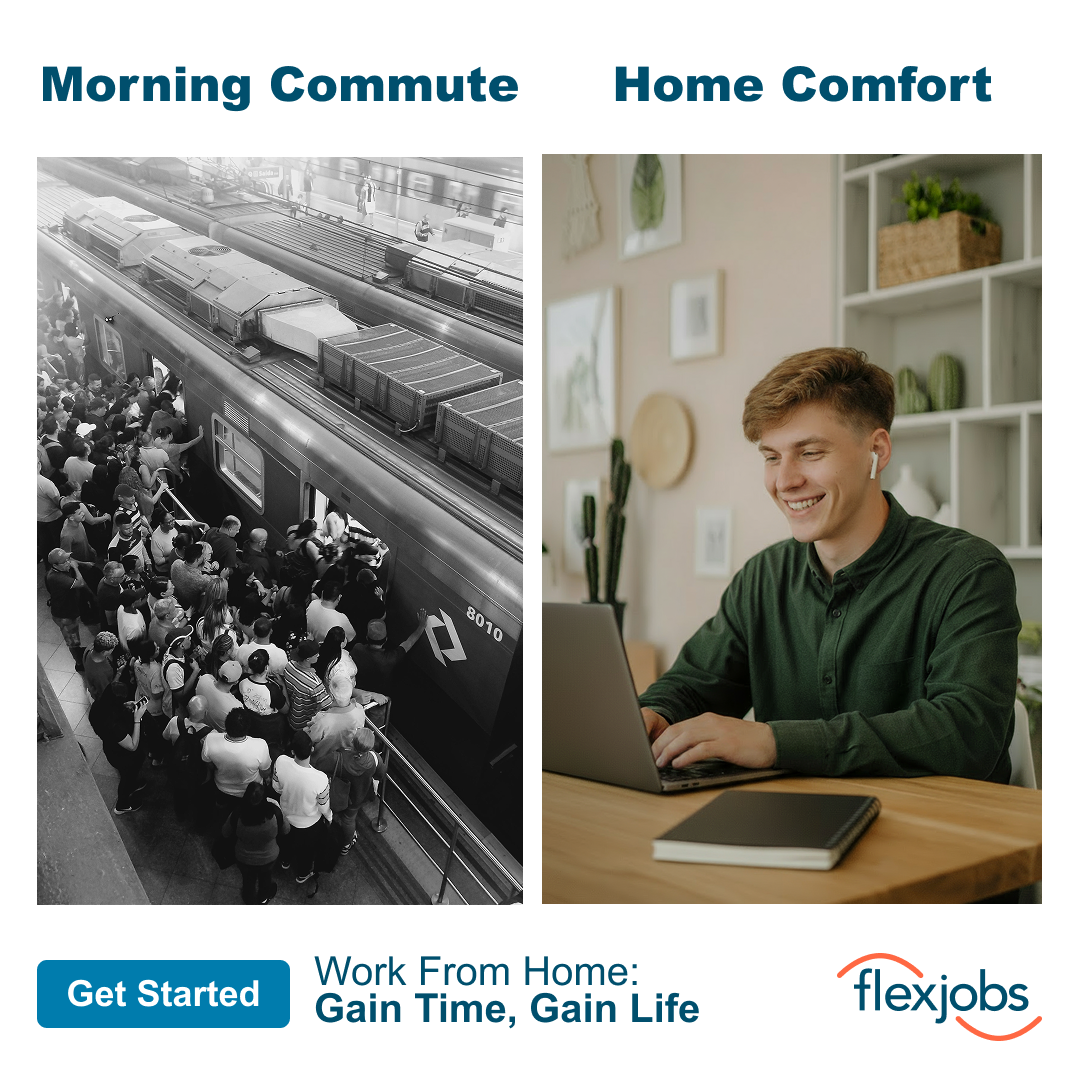 FlexJobs Facebook ad