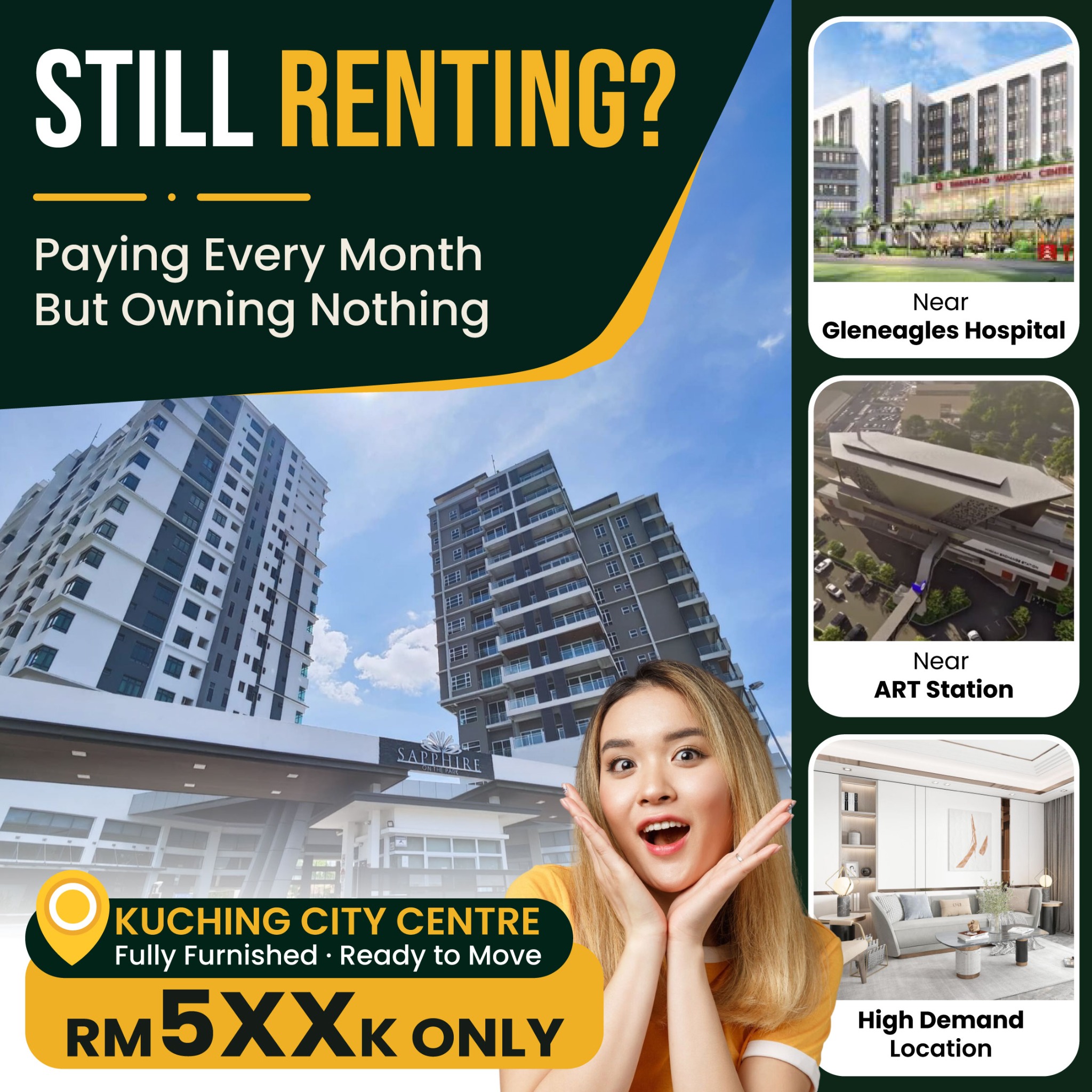 Annie-Property Consultant Sarawak Facebook ad