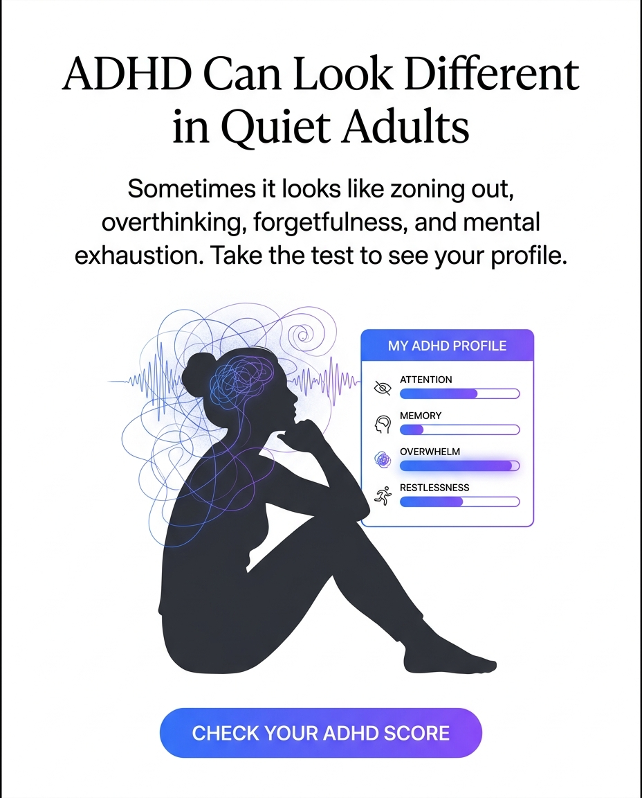 ADHD Clarity Test Facebook ad