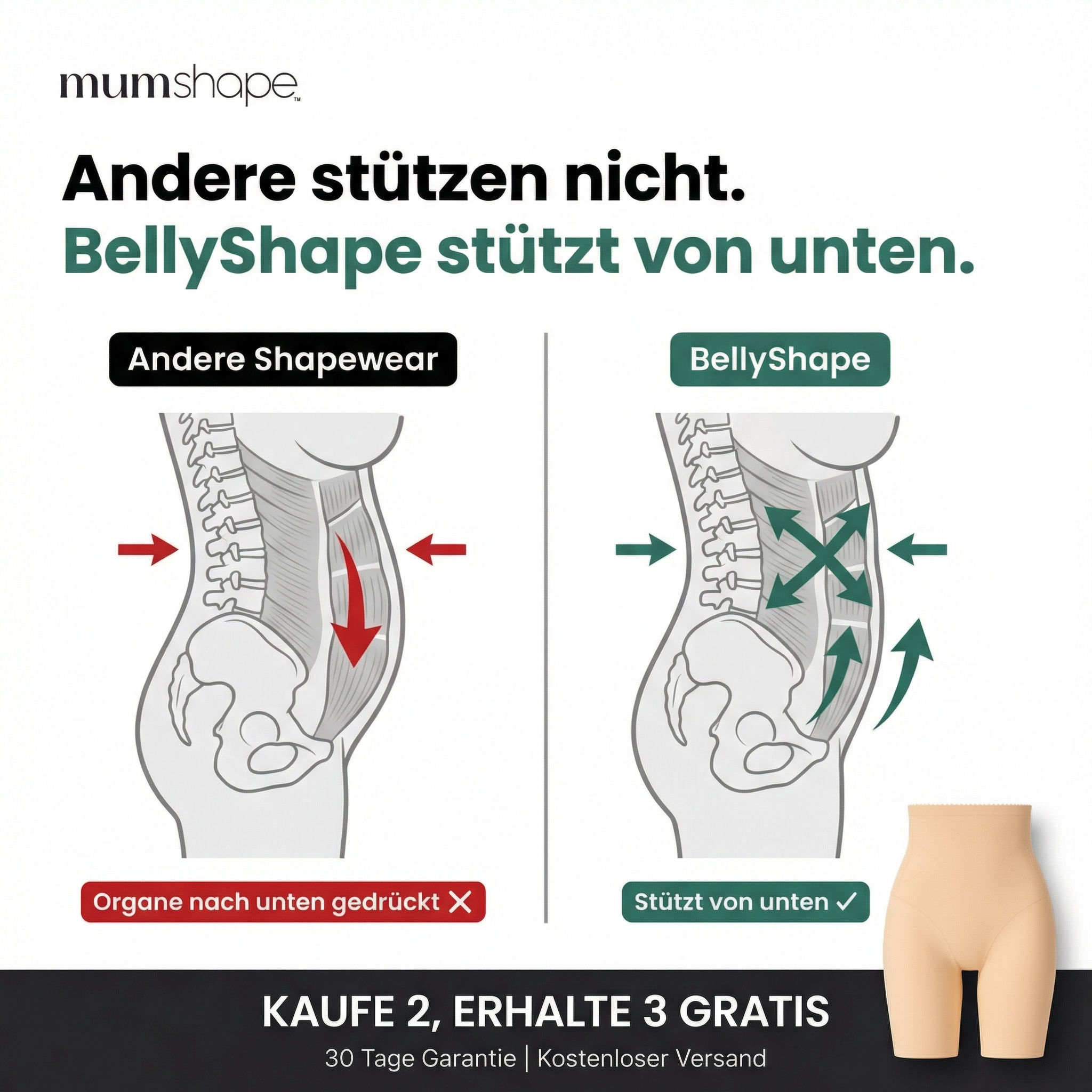 Mumshape Facebook ad