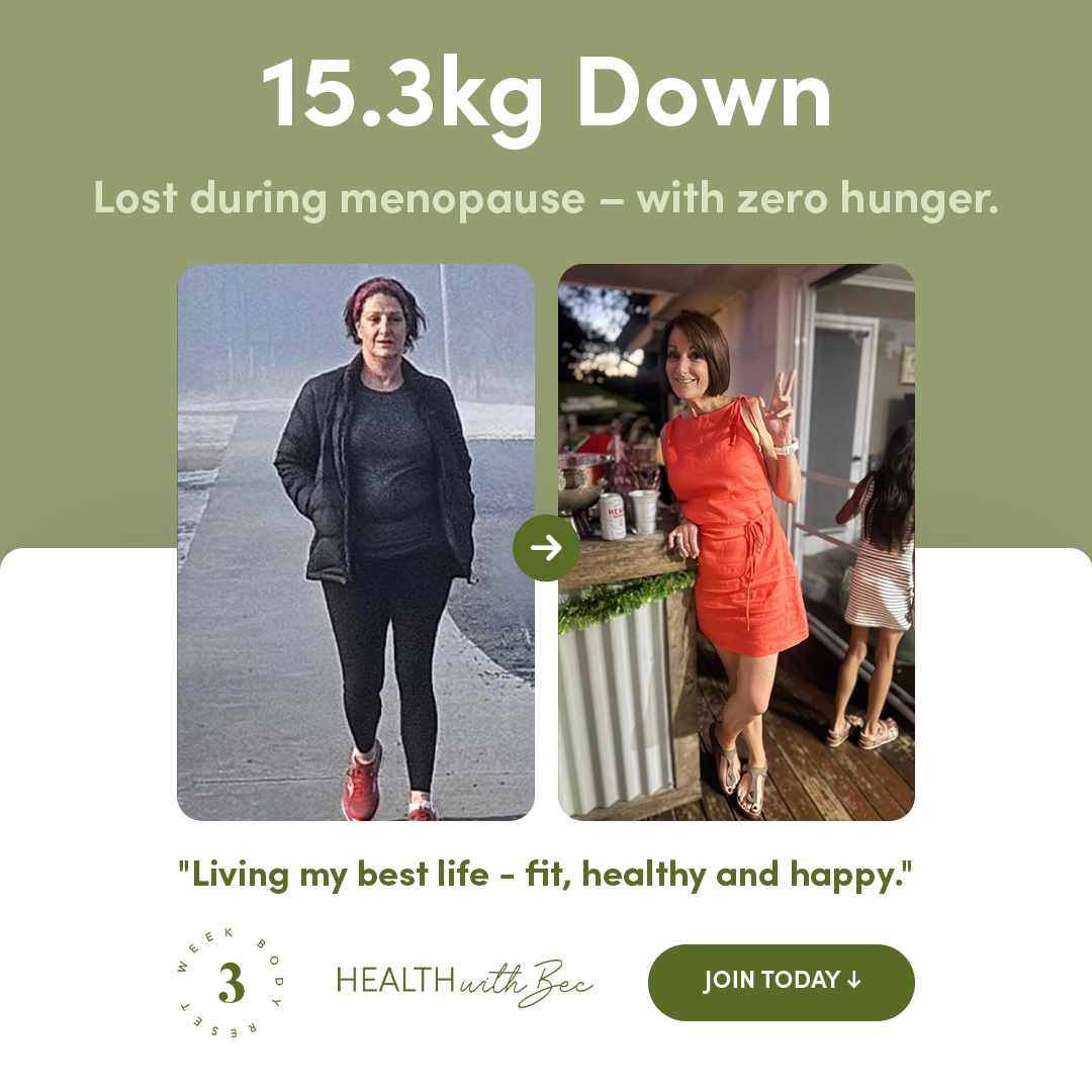 Health With Bec Facebook ad