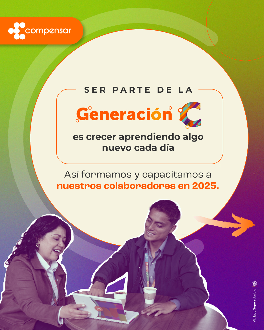 Compensar Facebook ad