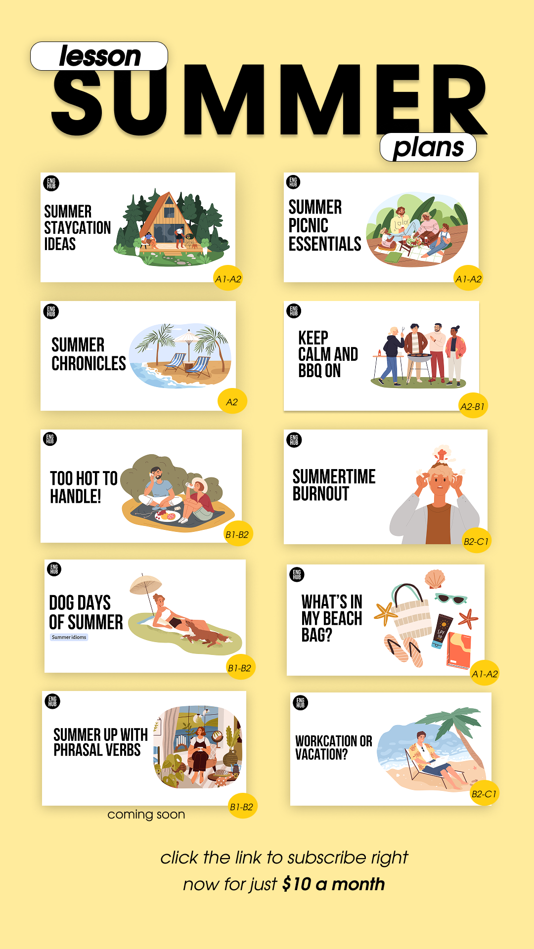 enghub.pro Facebook ad: English Lesson Plans, Free ESL English Teaching Resources…