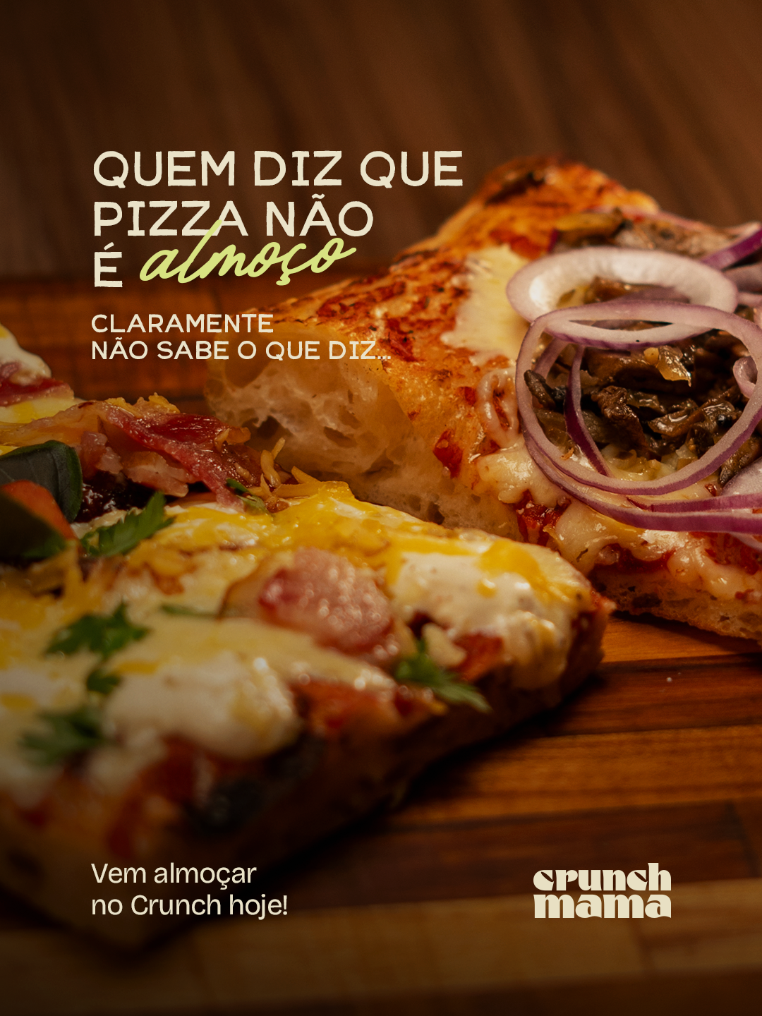 Crunch Mama Facebook ad: Crunch Mama Paes e Pizzas | FLORIANOPOLIS | iFood