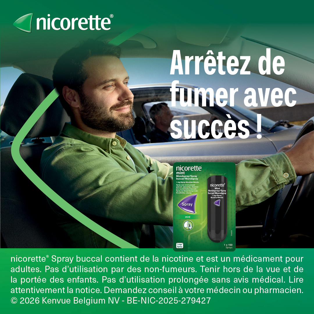 Nicorette België/Belgique Facebook ad