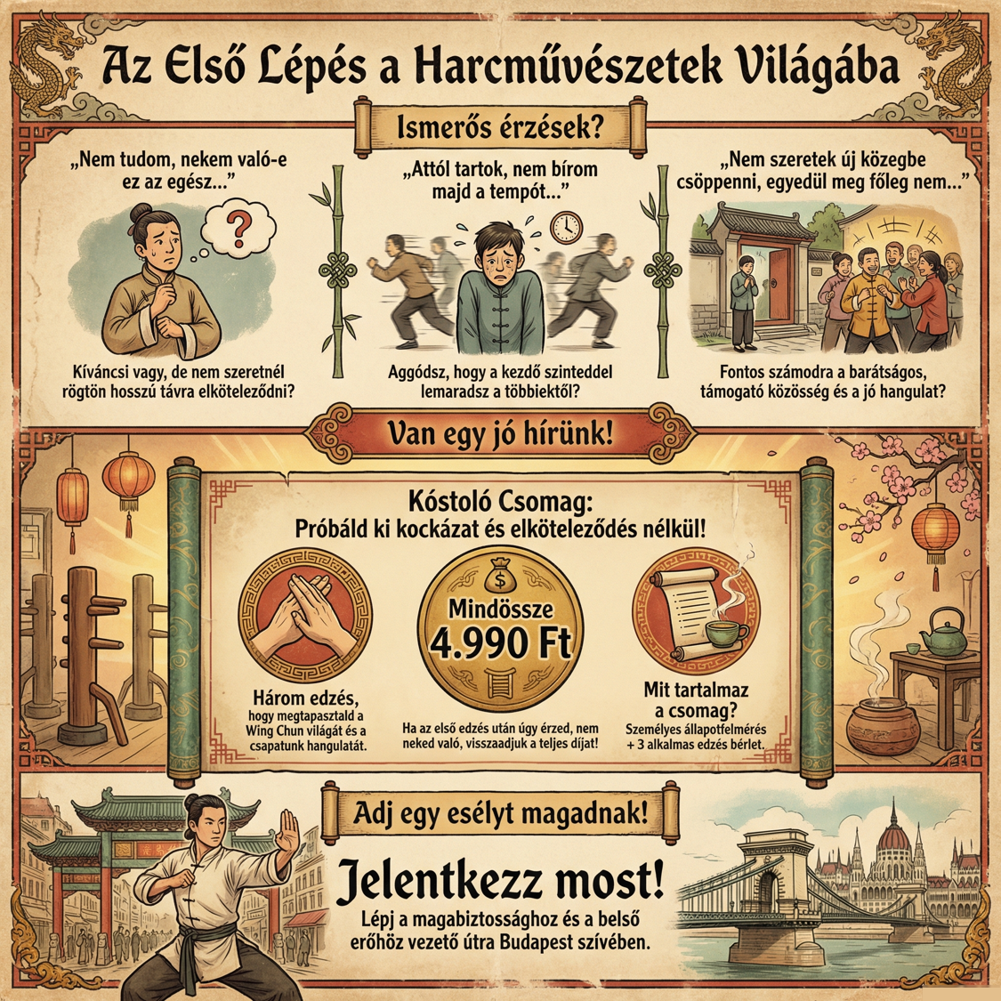 PandaWarriors Facebook ad: 40 felett is újrakezdhető