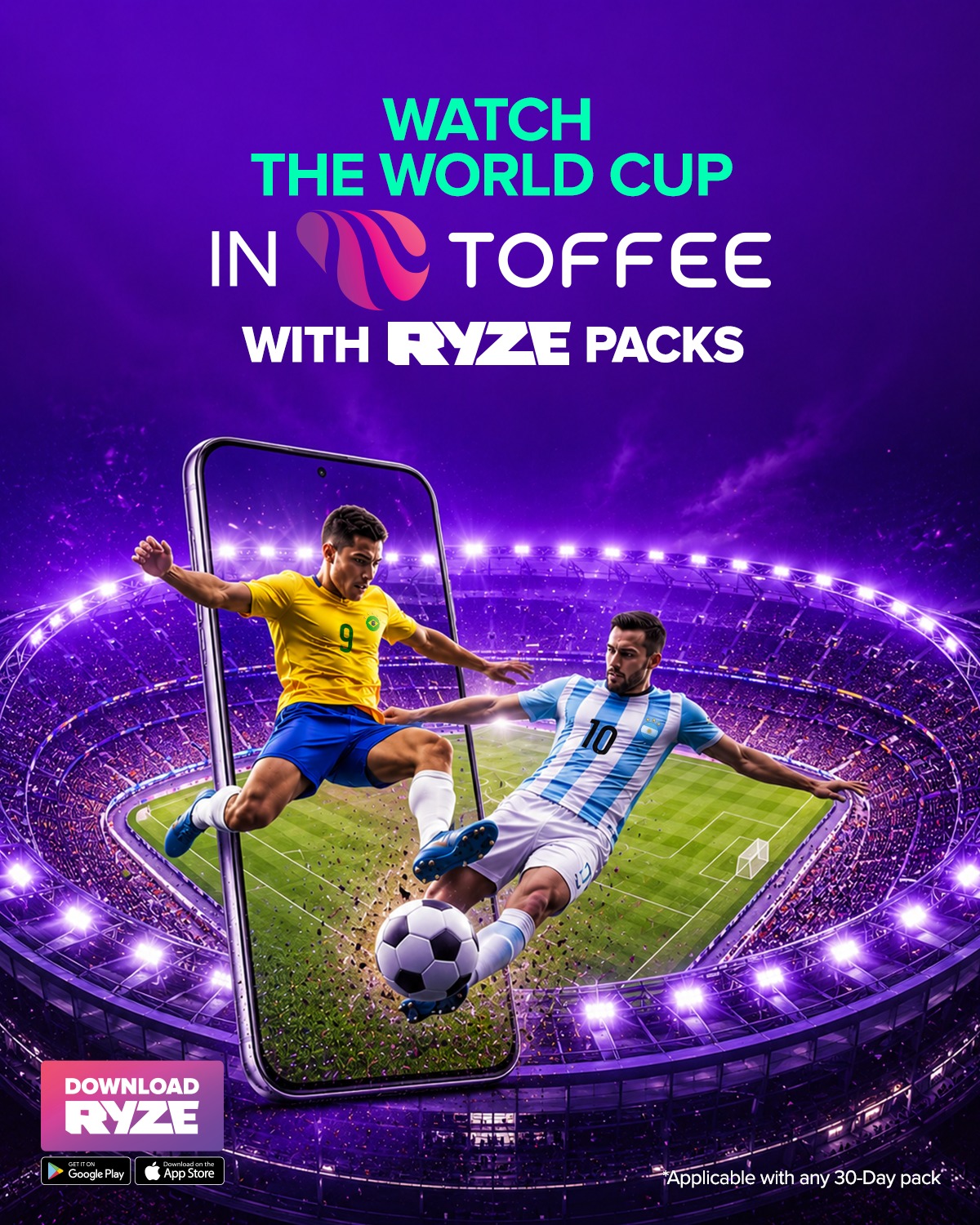 RYZE Live Facebook ad