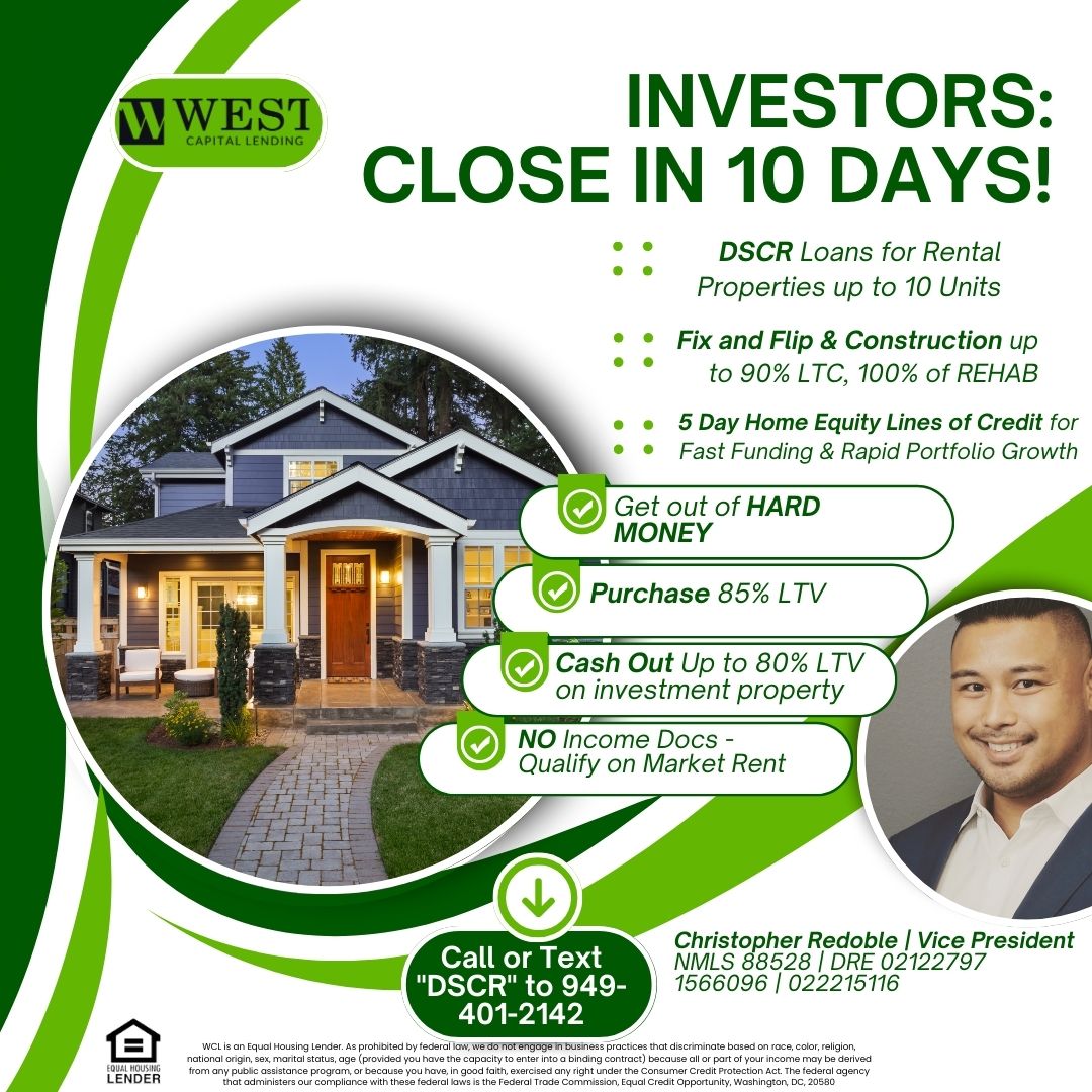Christopher Redoble - Mortgage & Real Estate Professional, Investor Facebook ad
