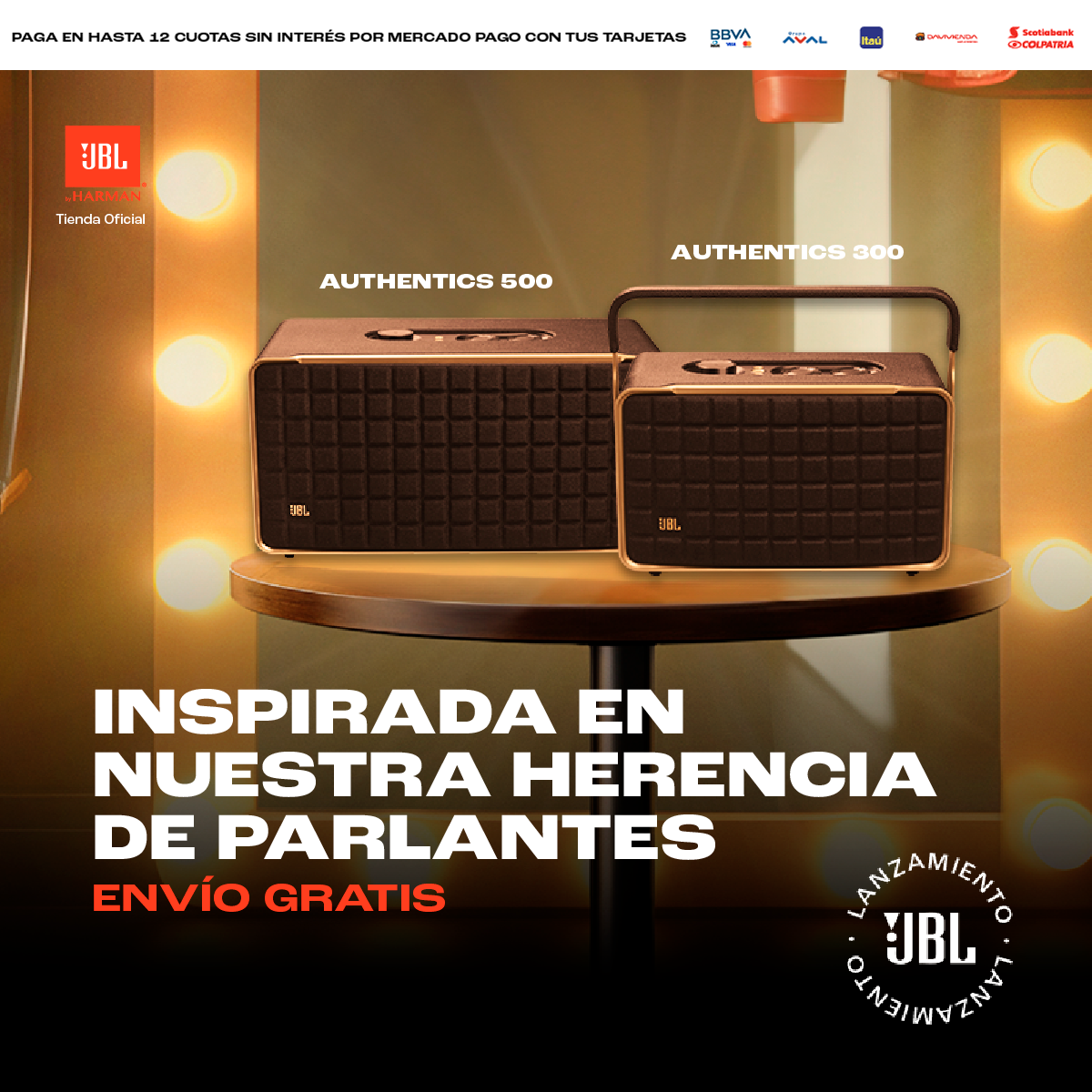 JBL Colombia Facebook ad: Envío gratis