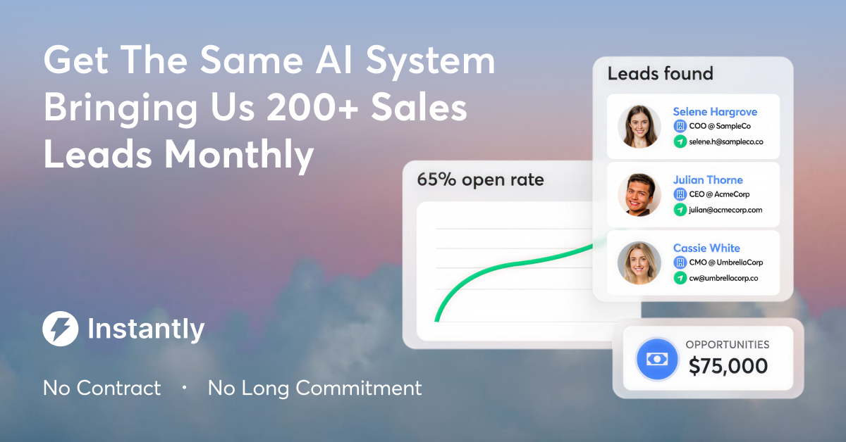 Instantly.ai Facebook ad