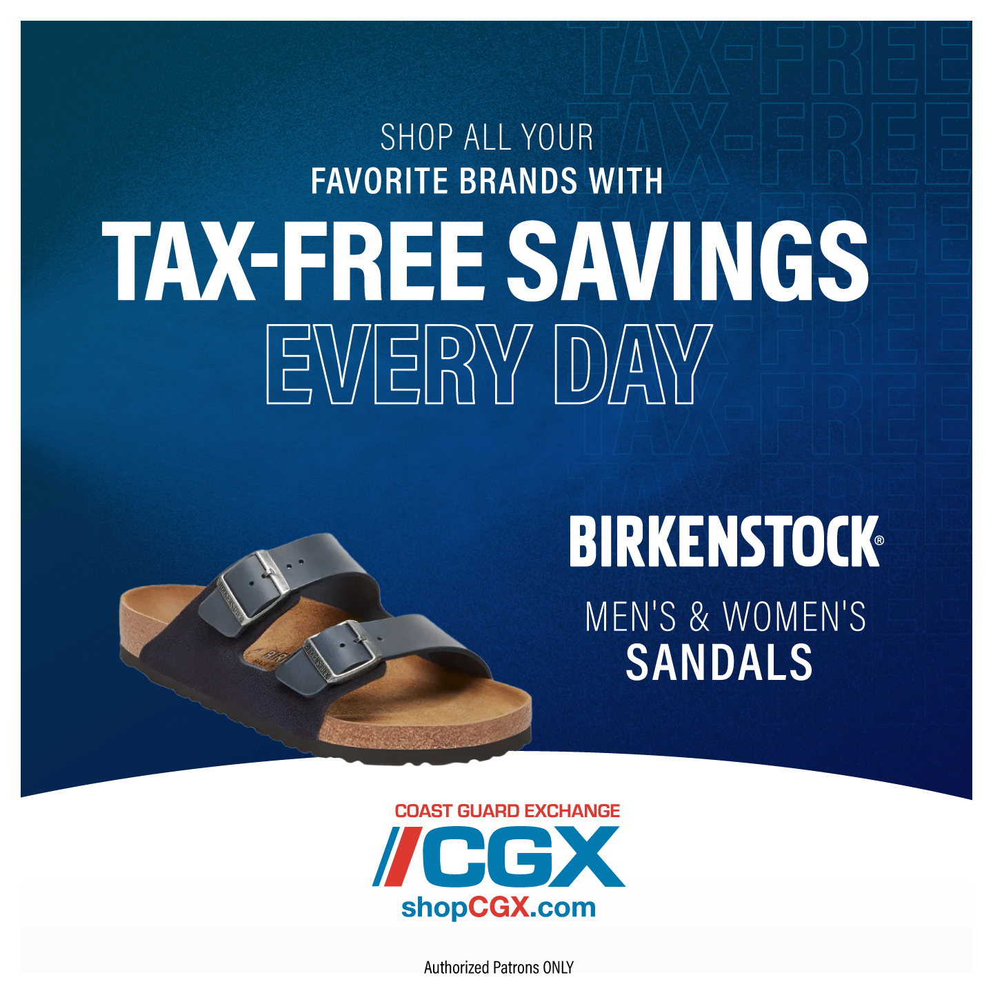 Coast Guard Exchange Facebook ad