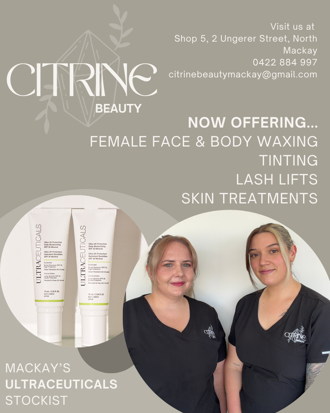 Citrine Beauty Facebook ad from Apr 20, 2026