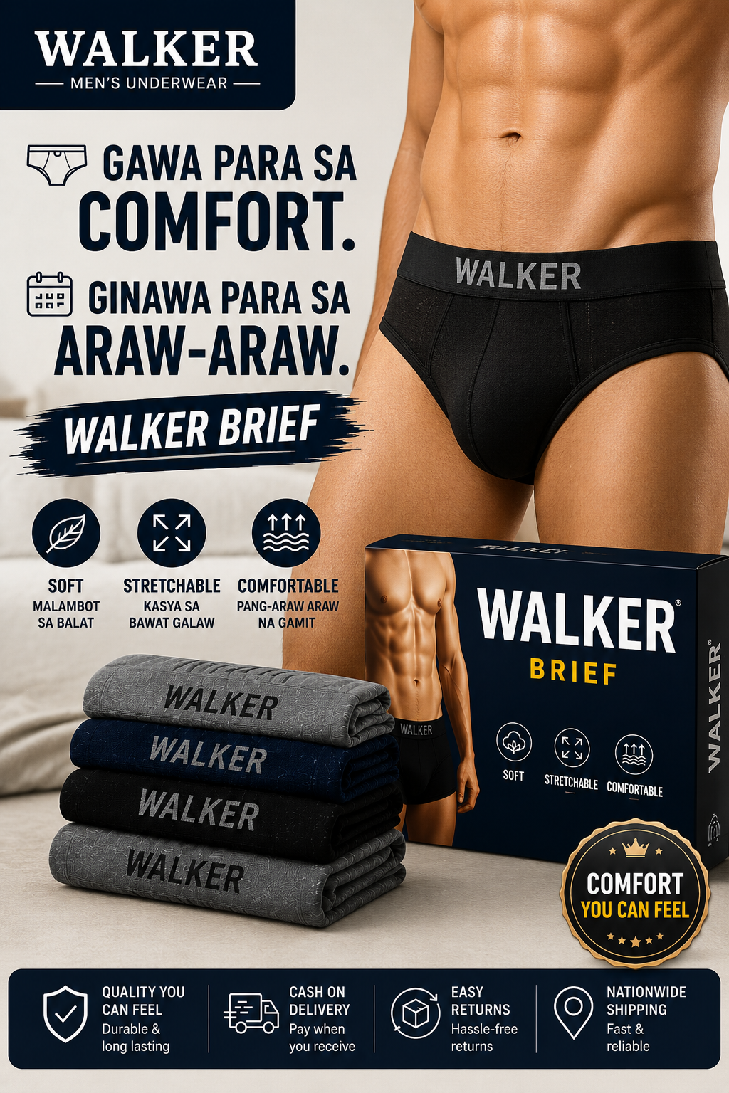 ONLY SHOP PH Facebook ad: Sulit na Brief sa Presyong Kaya!
