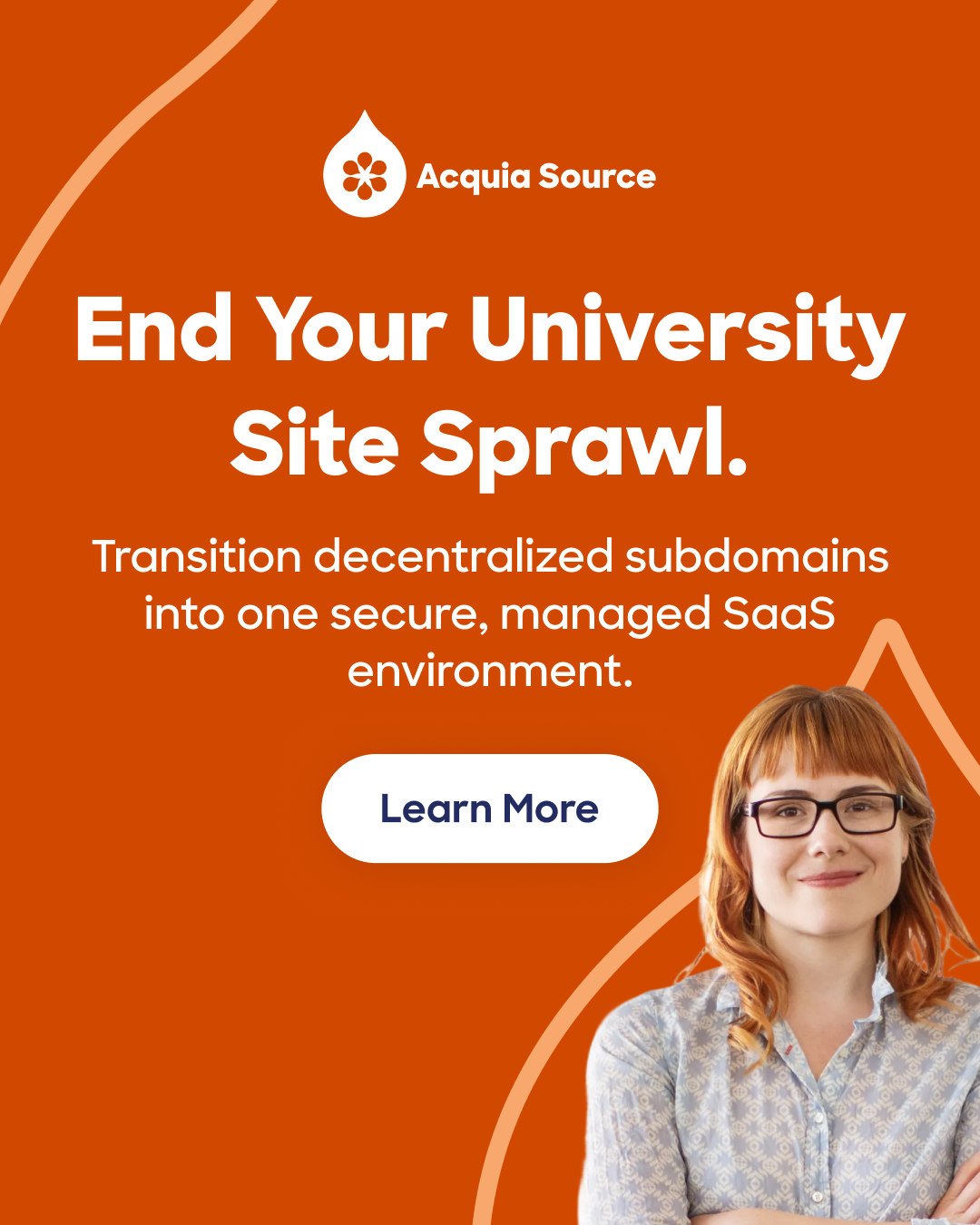 Acquia Facebook ad