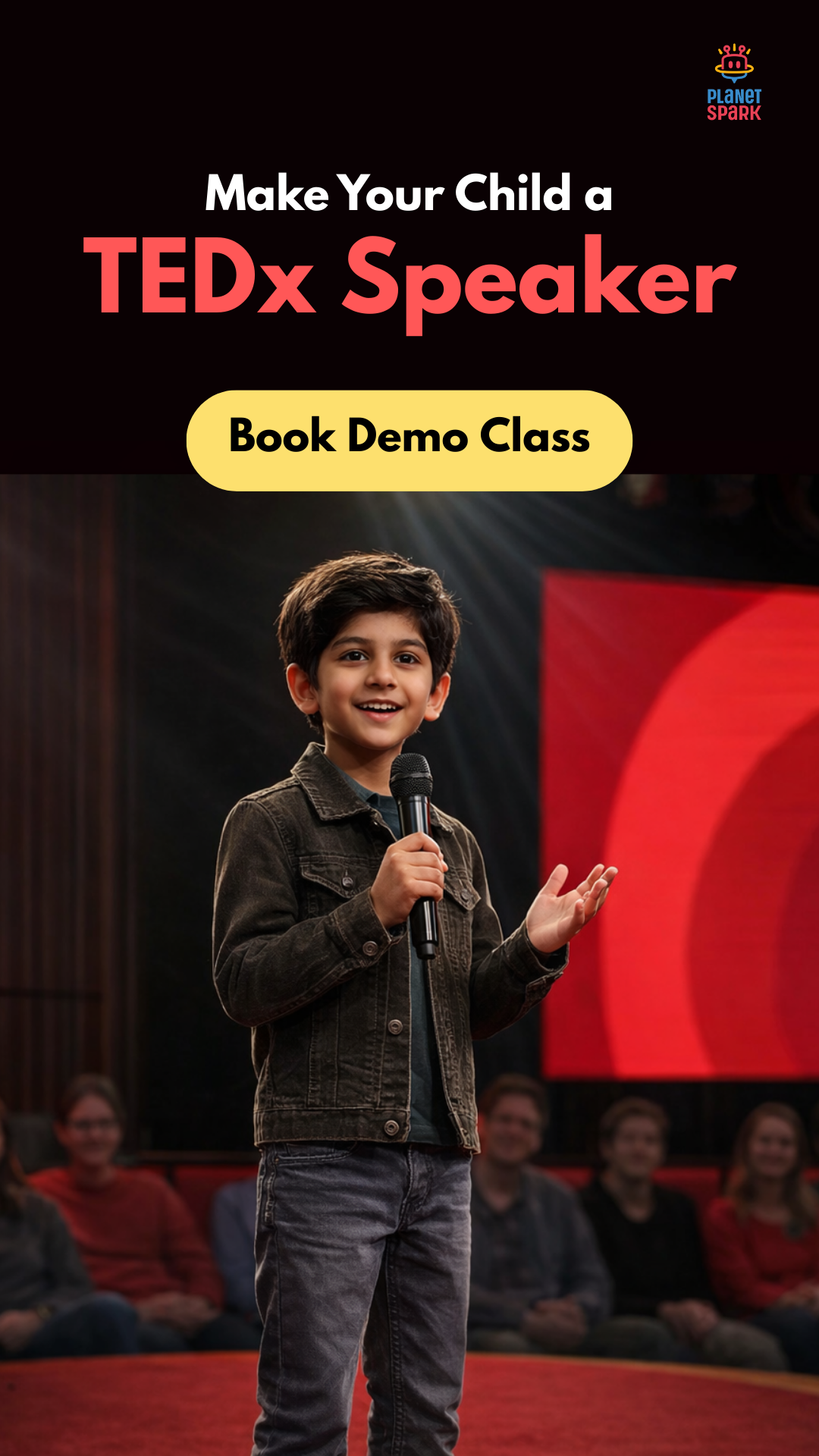 PlanetSpark - The Public Speaking Expert Facebook ad